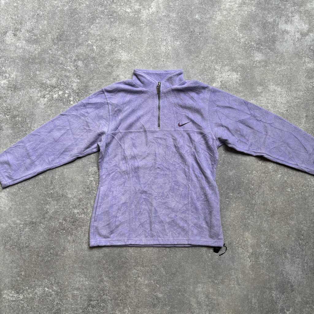 [1990's] Nike Purple Half Zip Fleece Pullover
