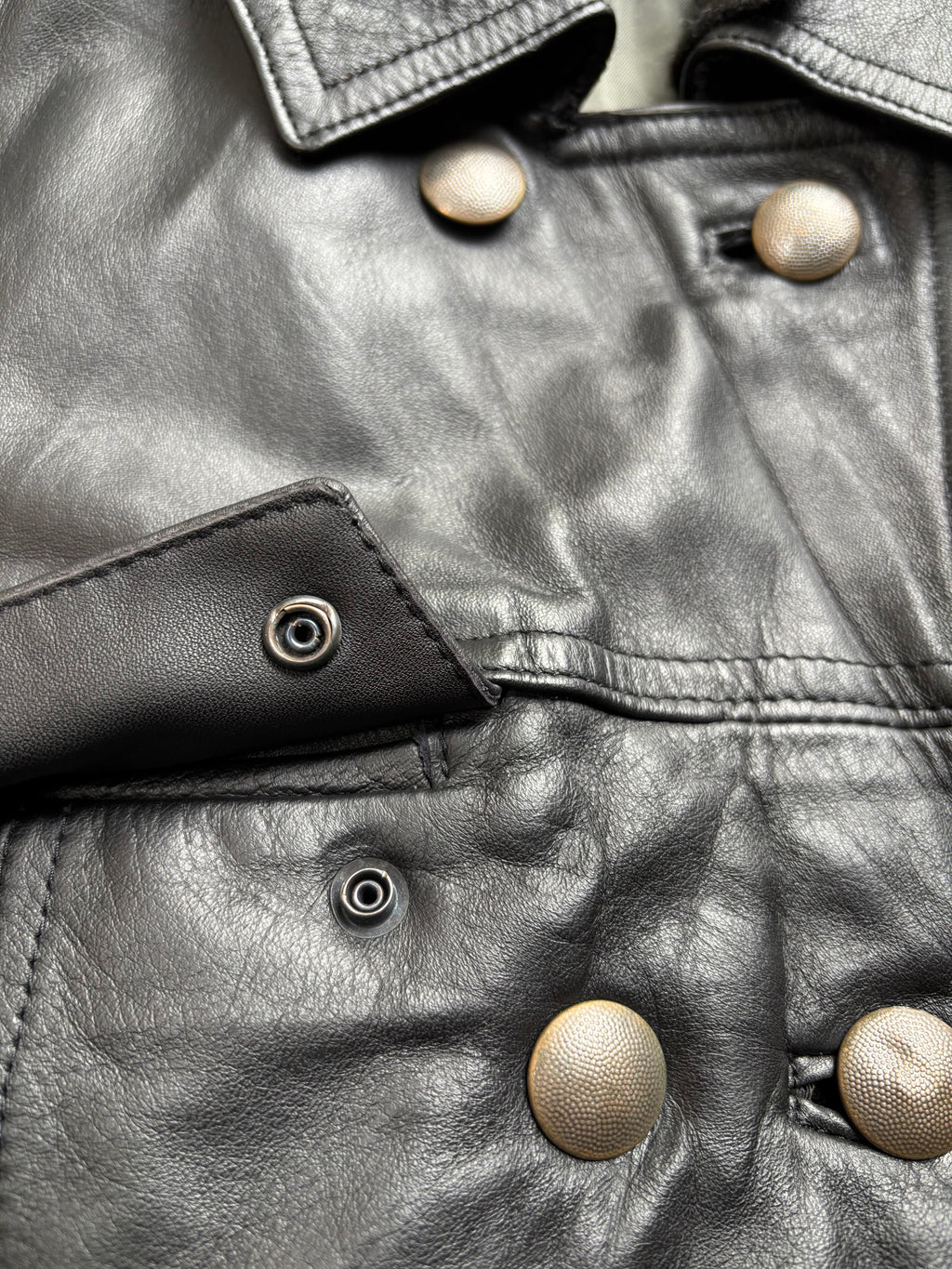 【1991】Vintage Leather German Police Jacket