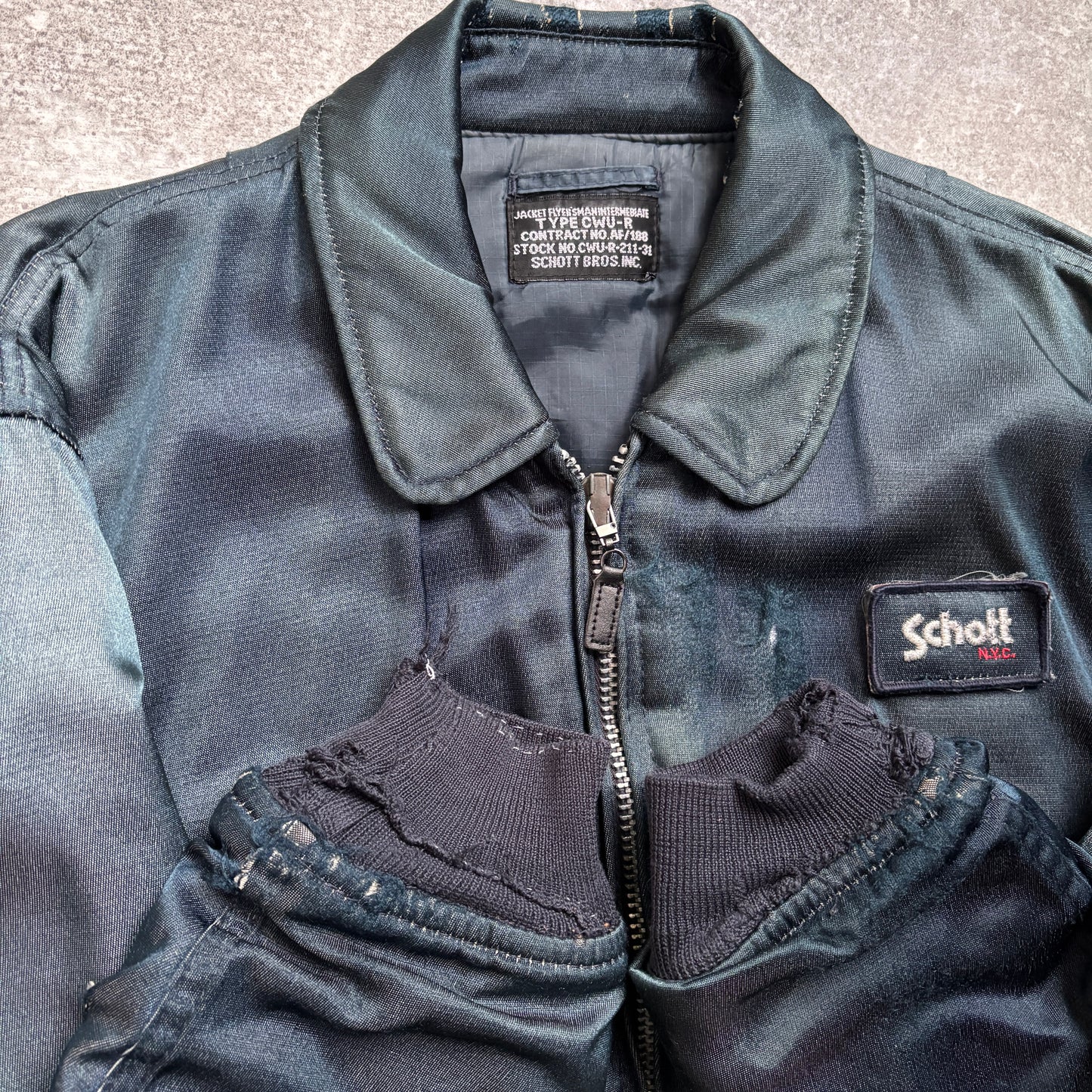 【1980's】Schott CWU-R Flight Jacket