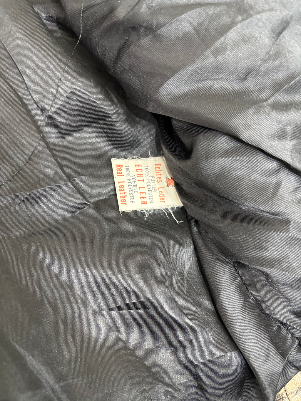 ～1990s Vintage Distressed Leather Riders Jacket