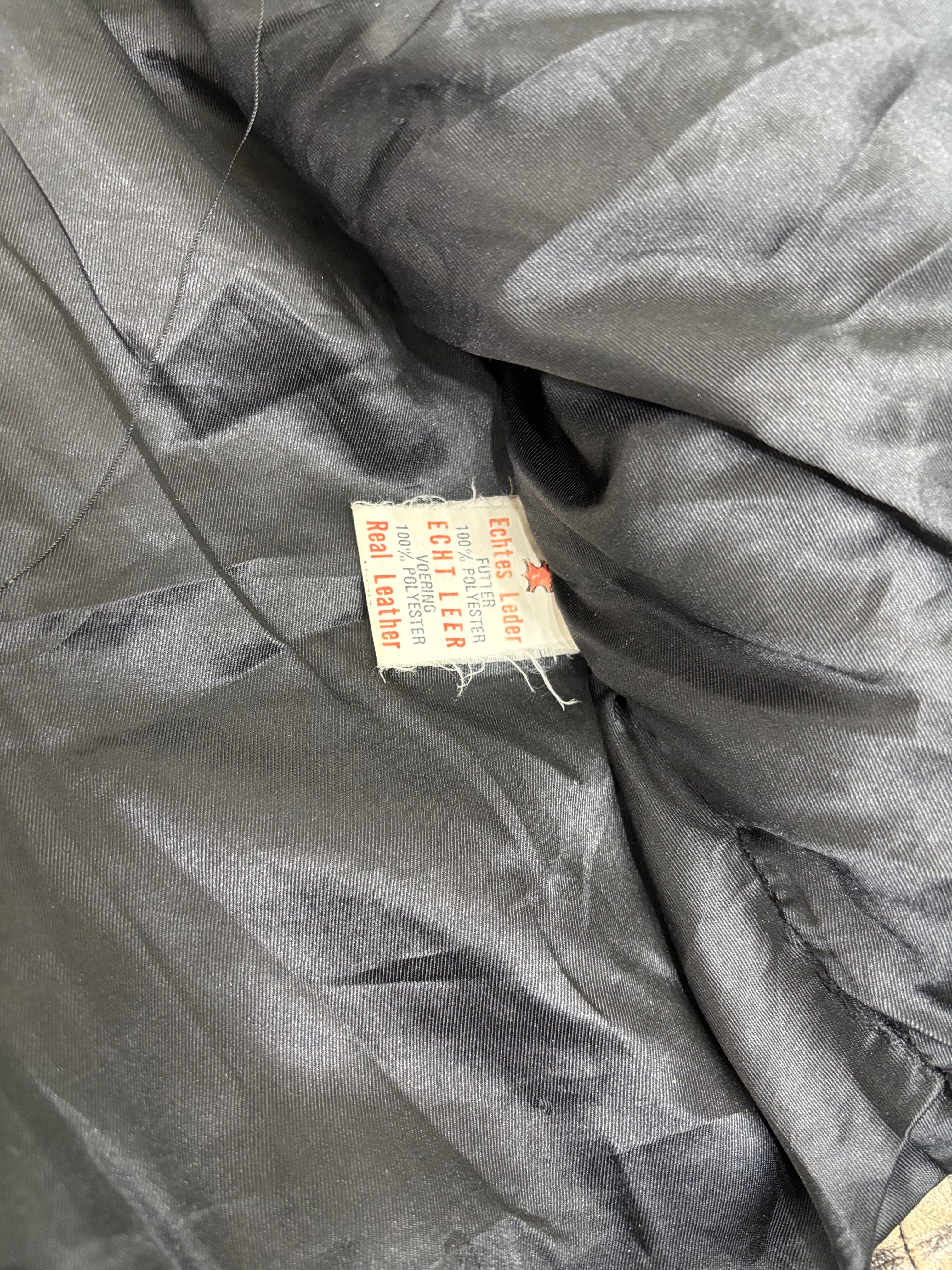 ～1990s Vintage Distressed Leather Riders Jacket