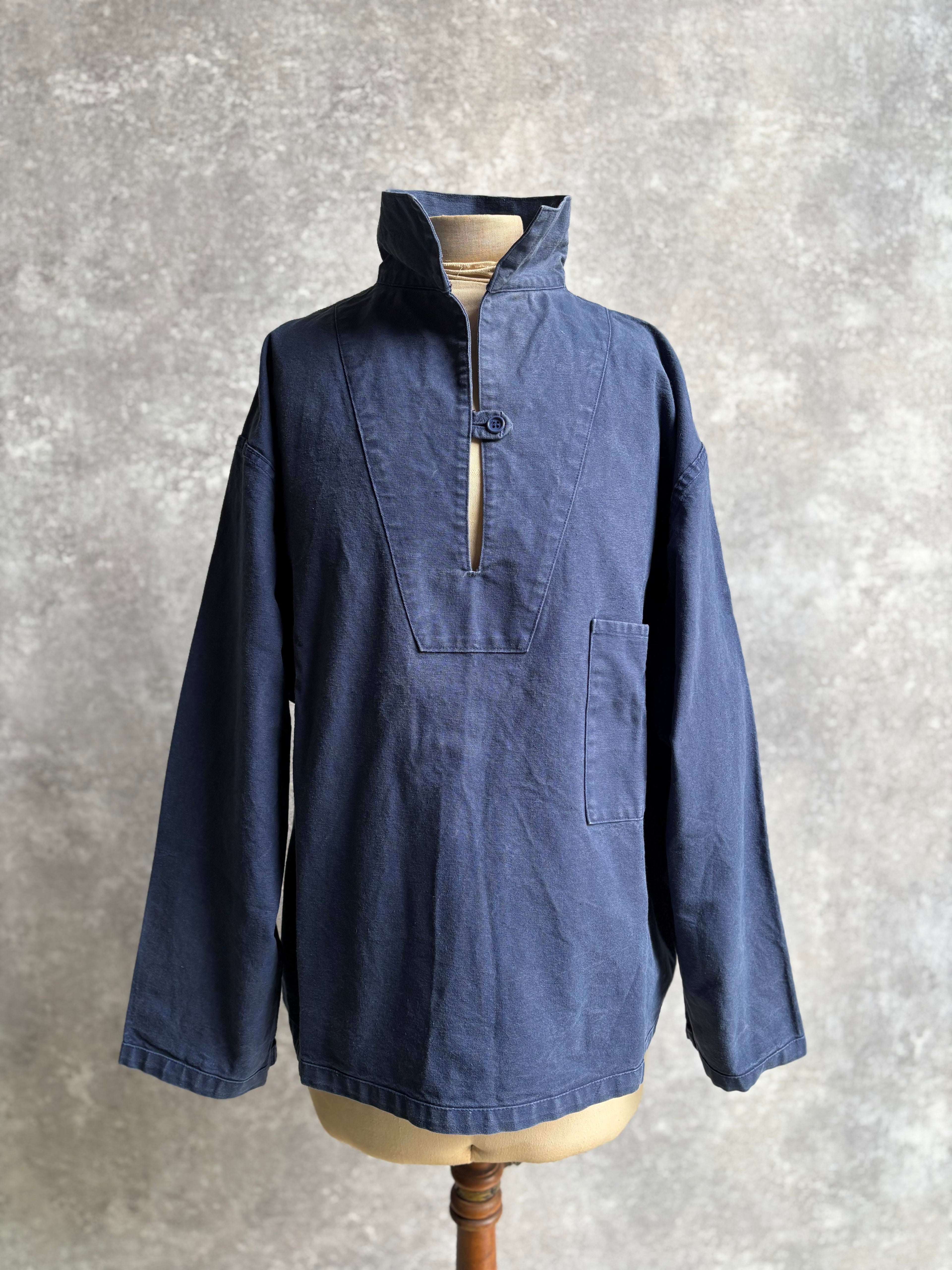 [1980's] Ababord Breton Fisherman Smock