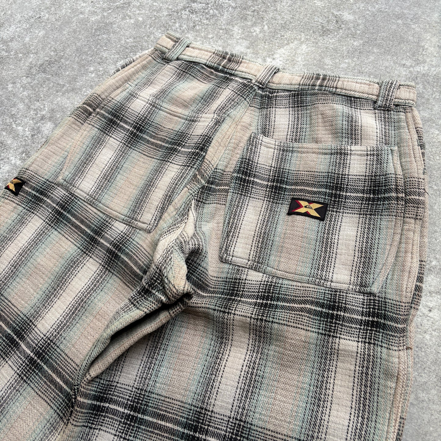 【1990's】Quiksilver Left Coast X-Culture Plaid Pants