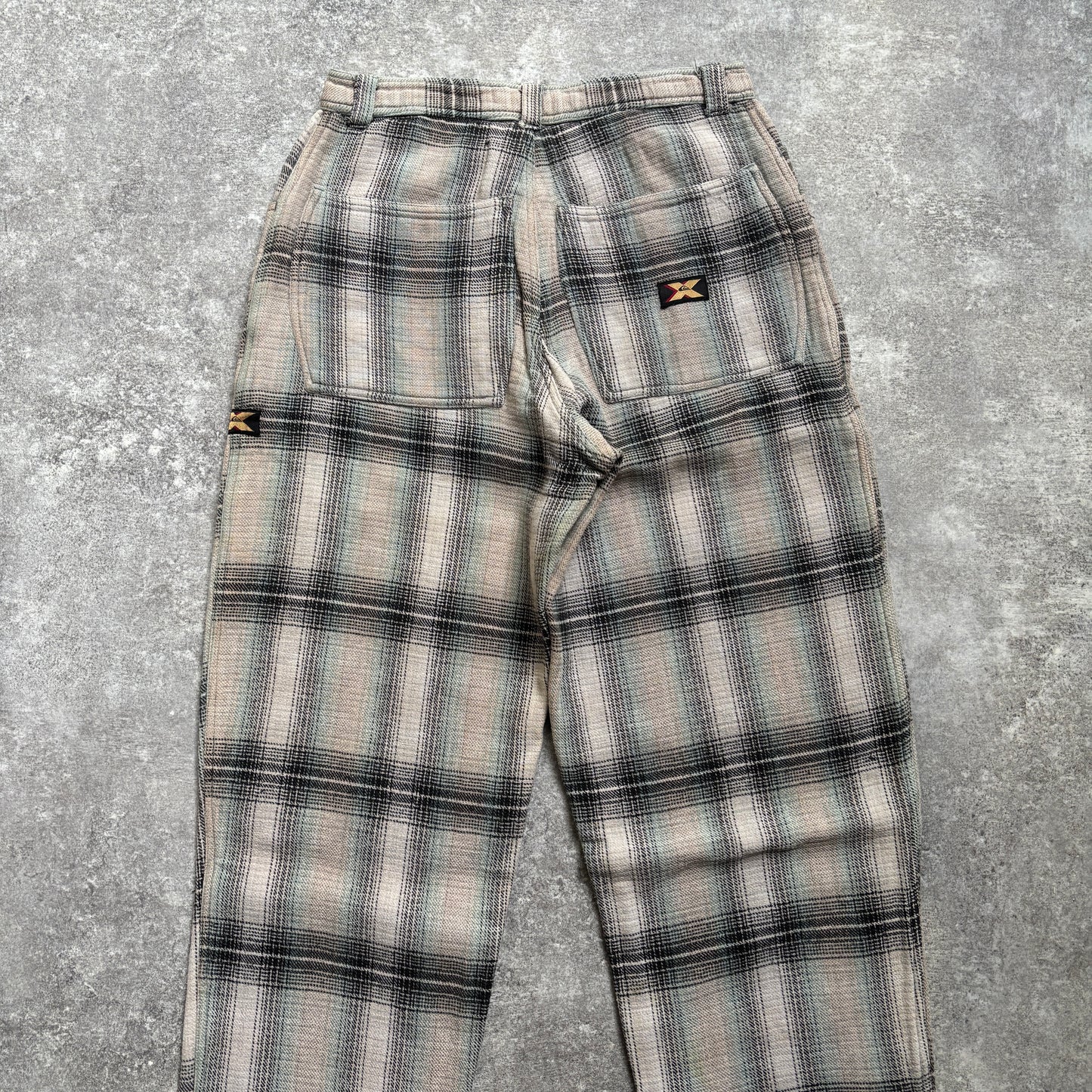 【1990's】Quiksilver Left Coast X-Culture Plaid Pants