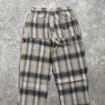 【1990's】Quiksilver Left Coast X-Culture Plaid Pants