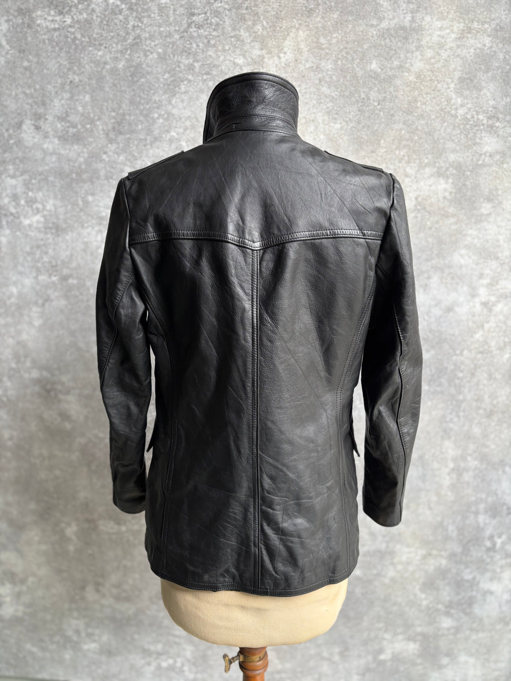 【1991】Vintage Leather German Police Jacket