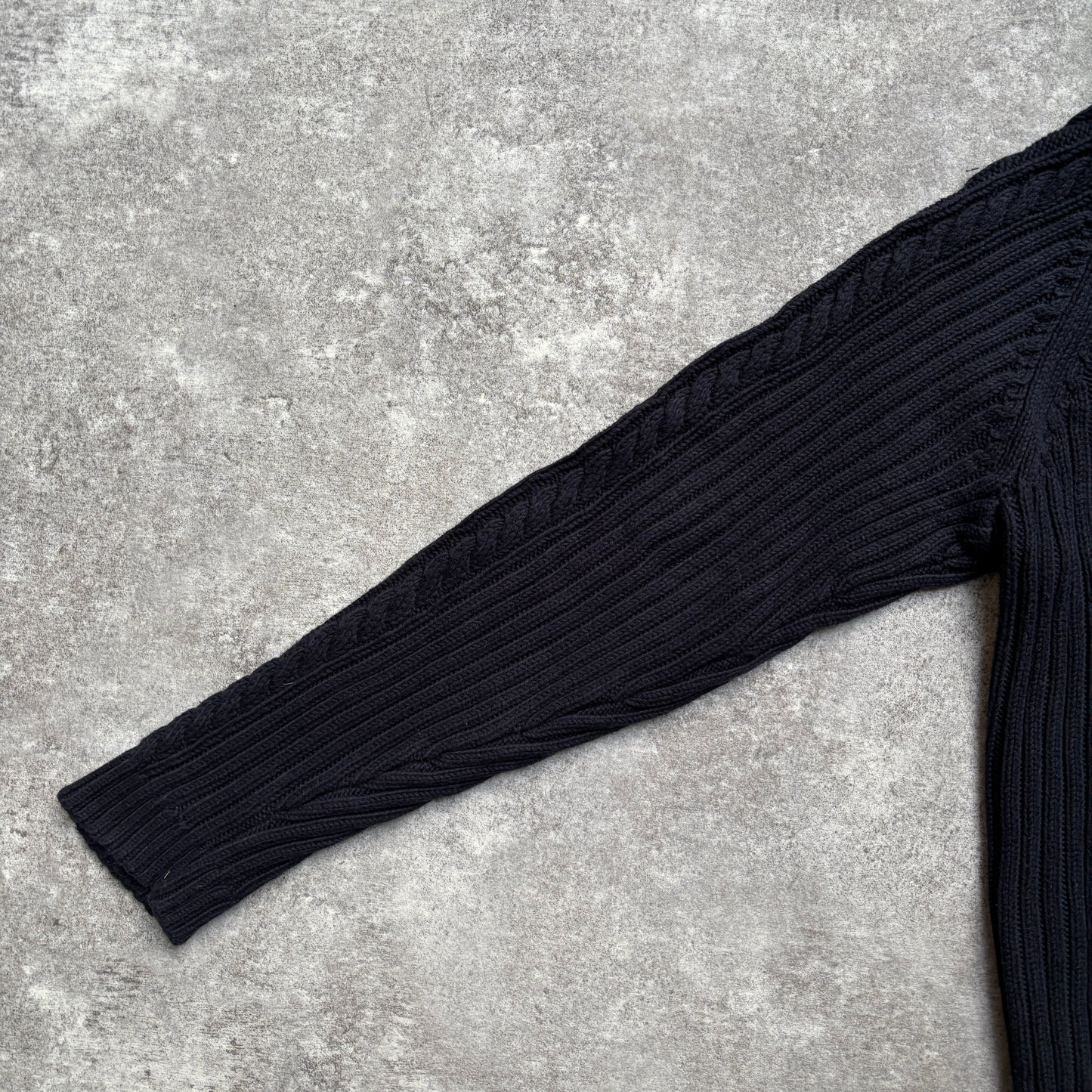 【1990's】Chaps Cable Knit Mock Neck Sweater