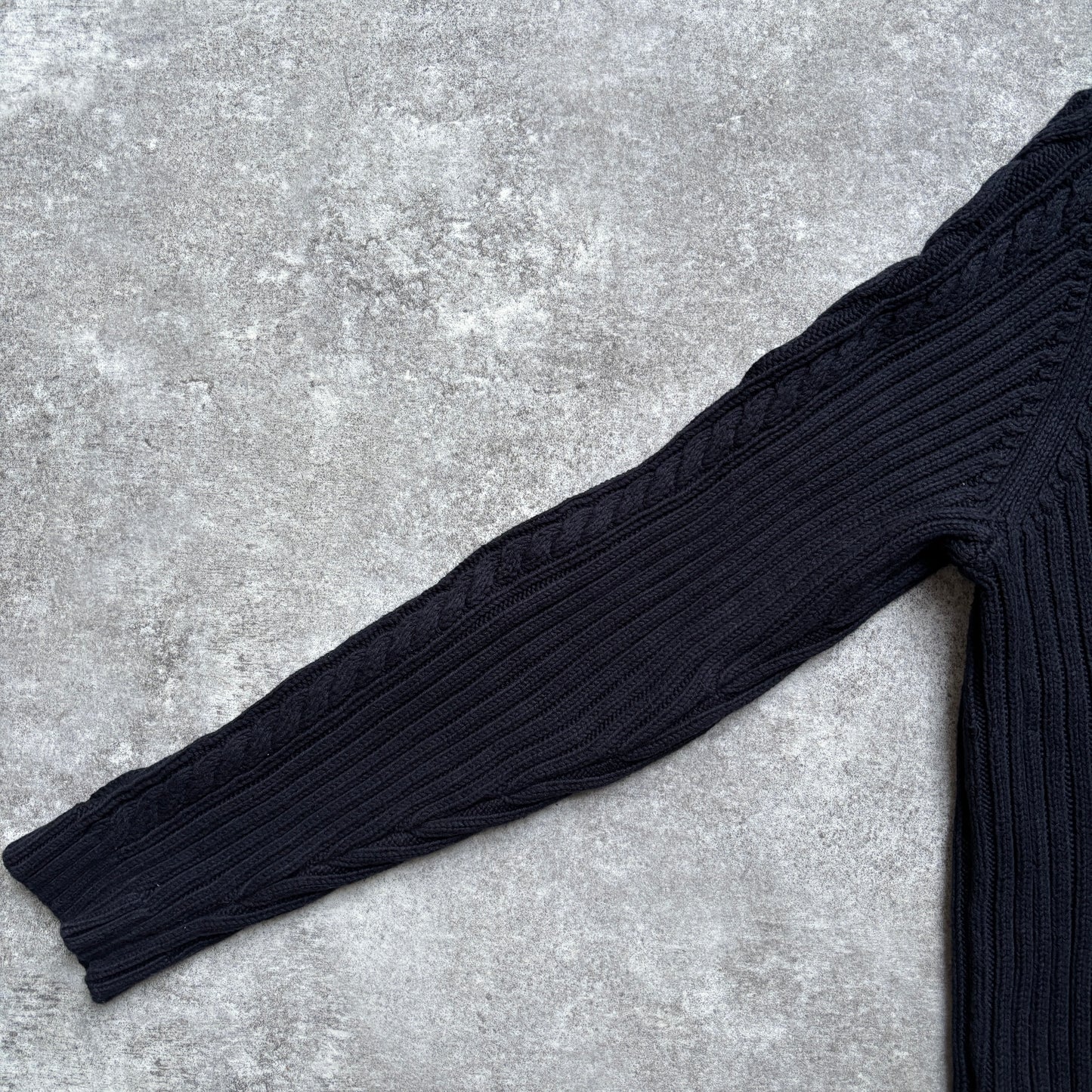 【1990's】Chaps Cable Knit Mock Neck Sweater