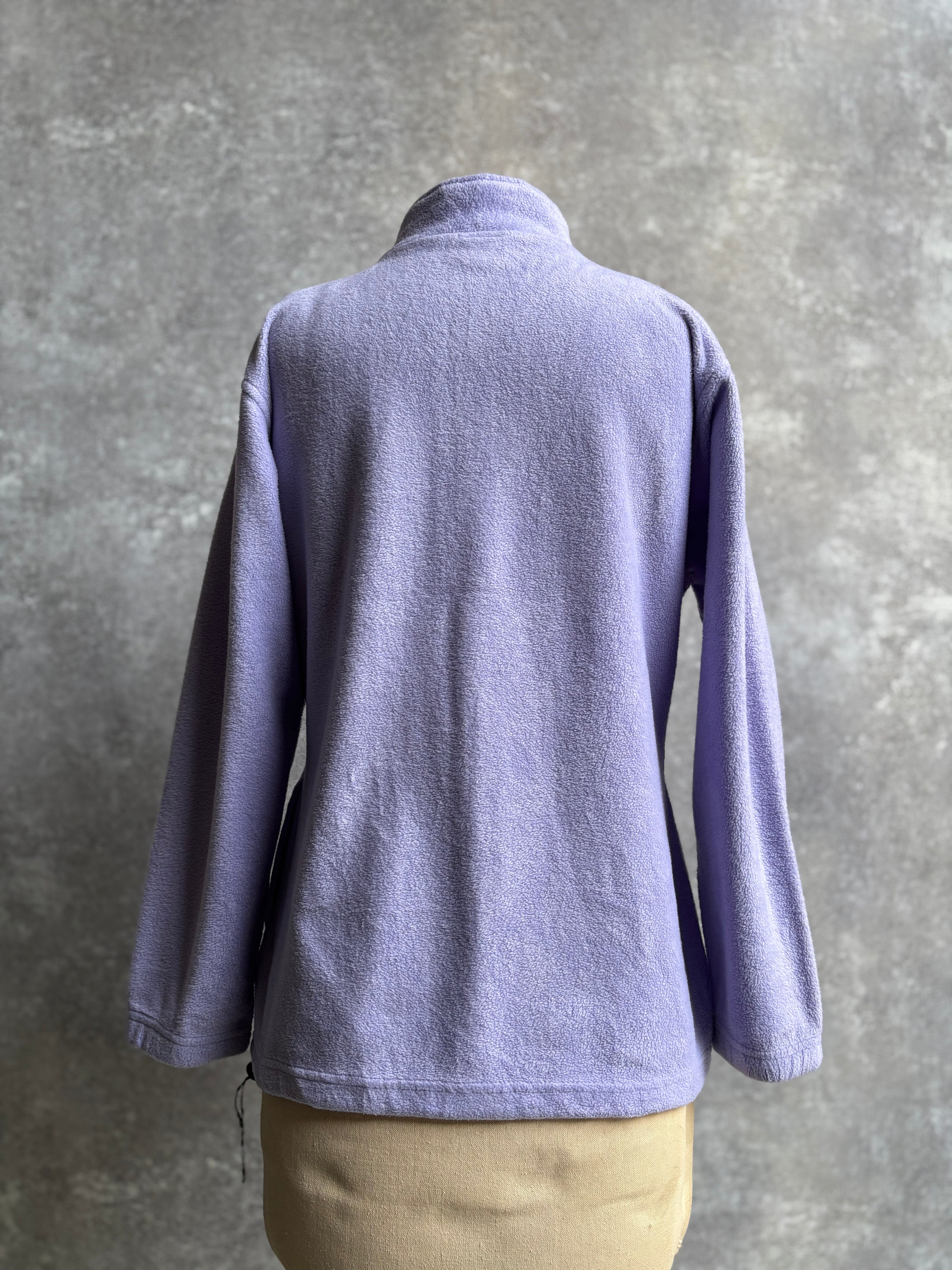 [1990's] Nike Purple Half Zip Fleece Pullover