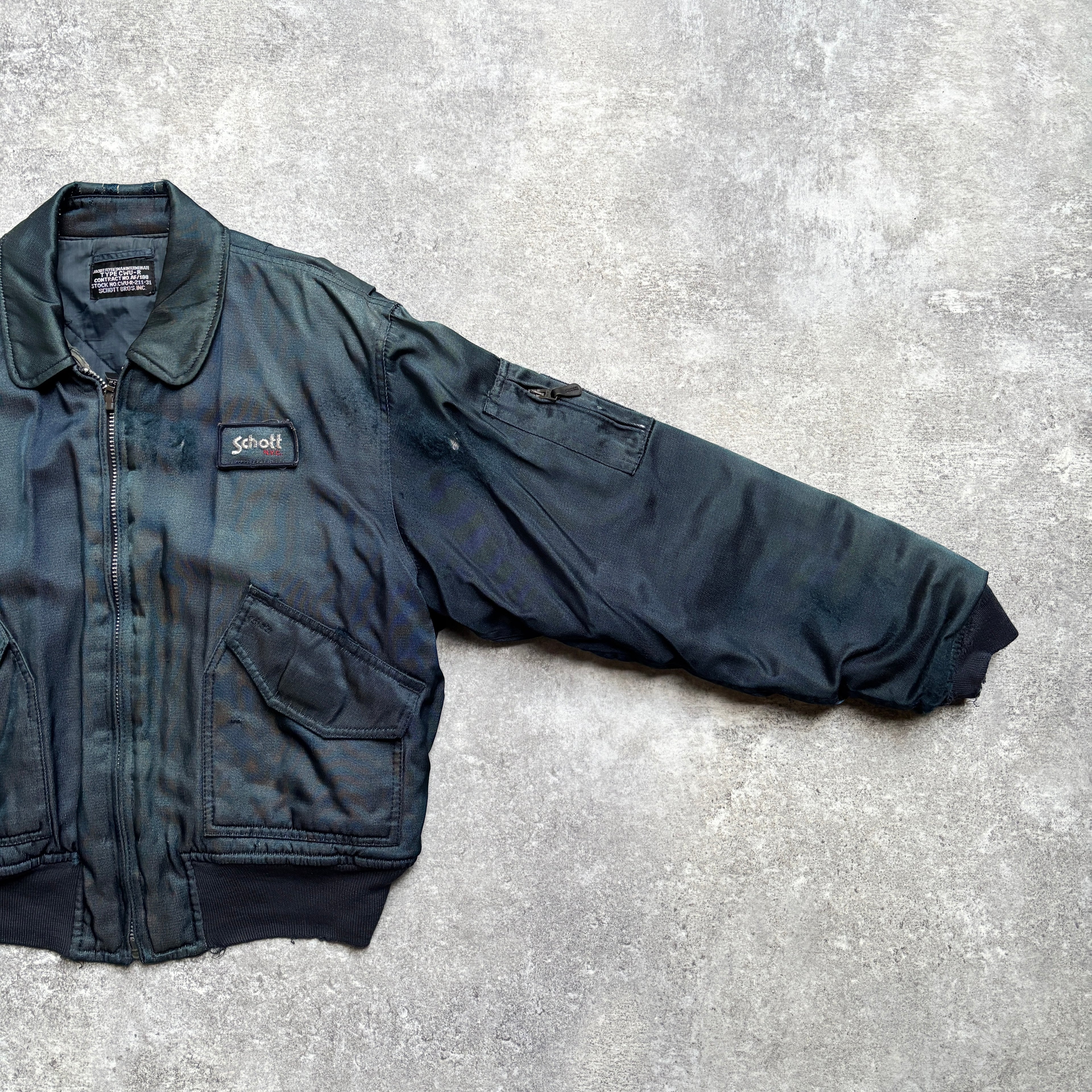 [1980's] Schott CWU-R Flight Jacket