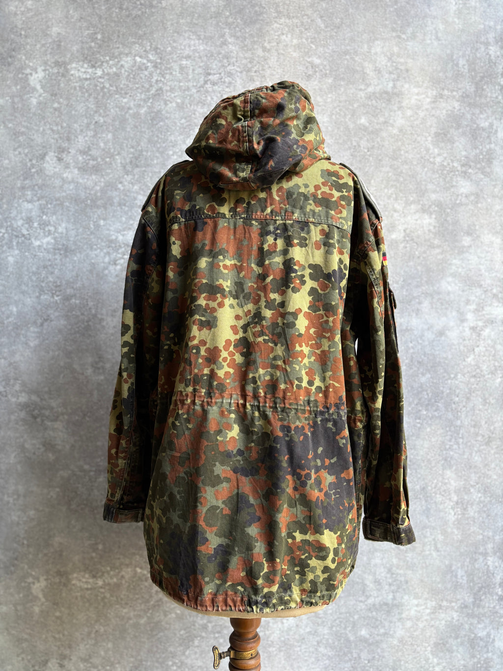 【~1990's】German Bundeswehr Flecktarn Camouflage Parka