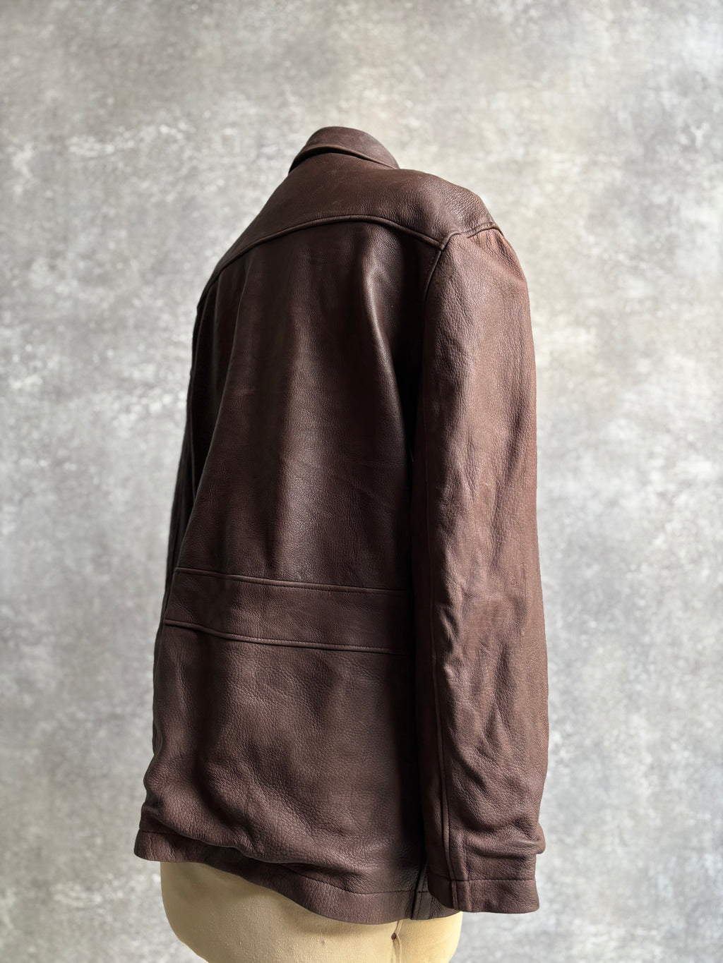 【1970‘s】 Roots Brown Leather Jacket