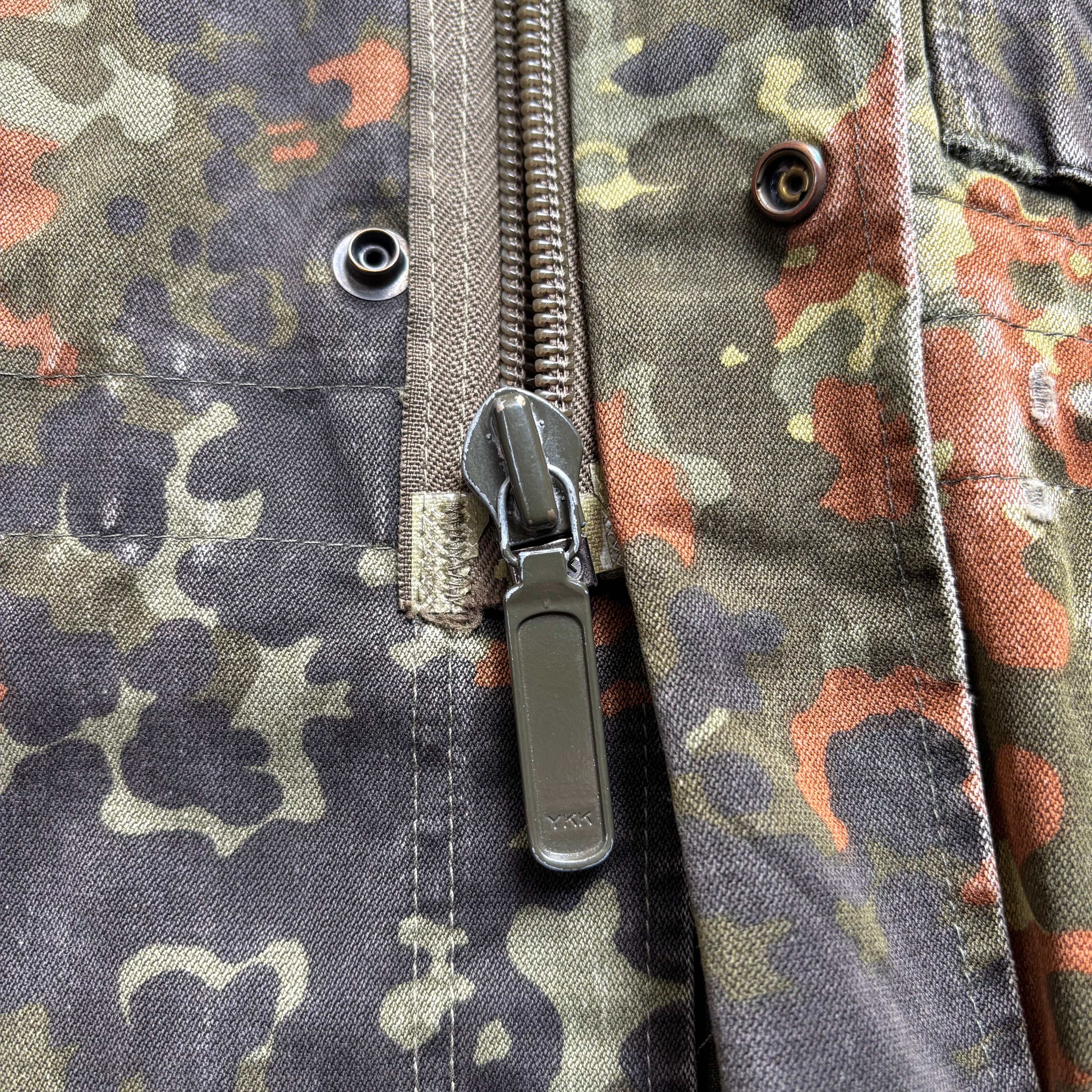 【~1990's】German Bundeswehr Flecktarn Camouflage Parka