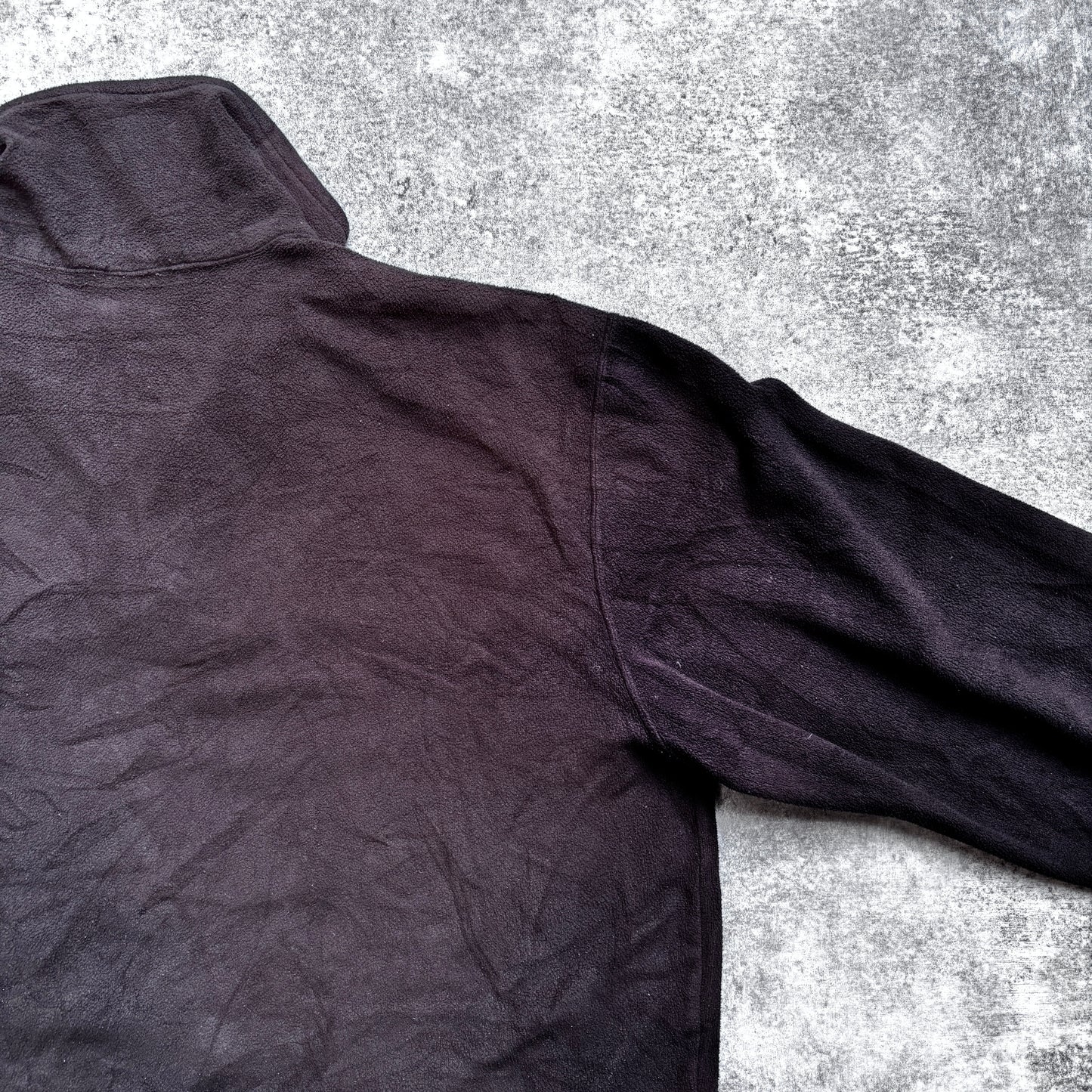 【1990’s】Champion Black Half-Zip Fleece Pullover