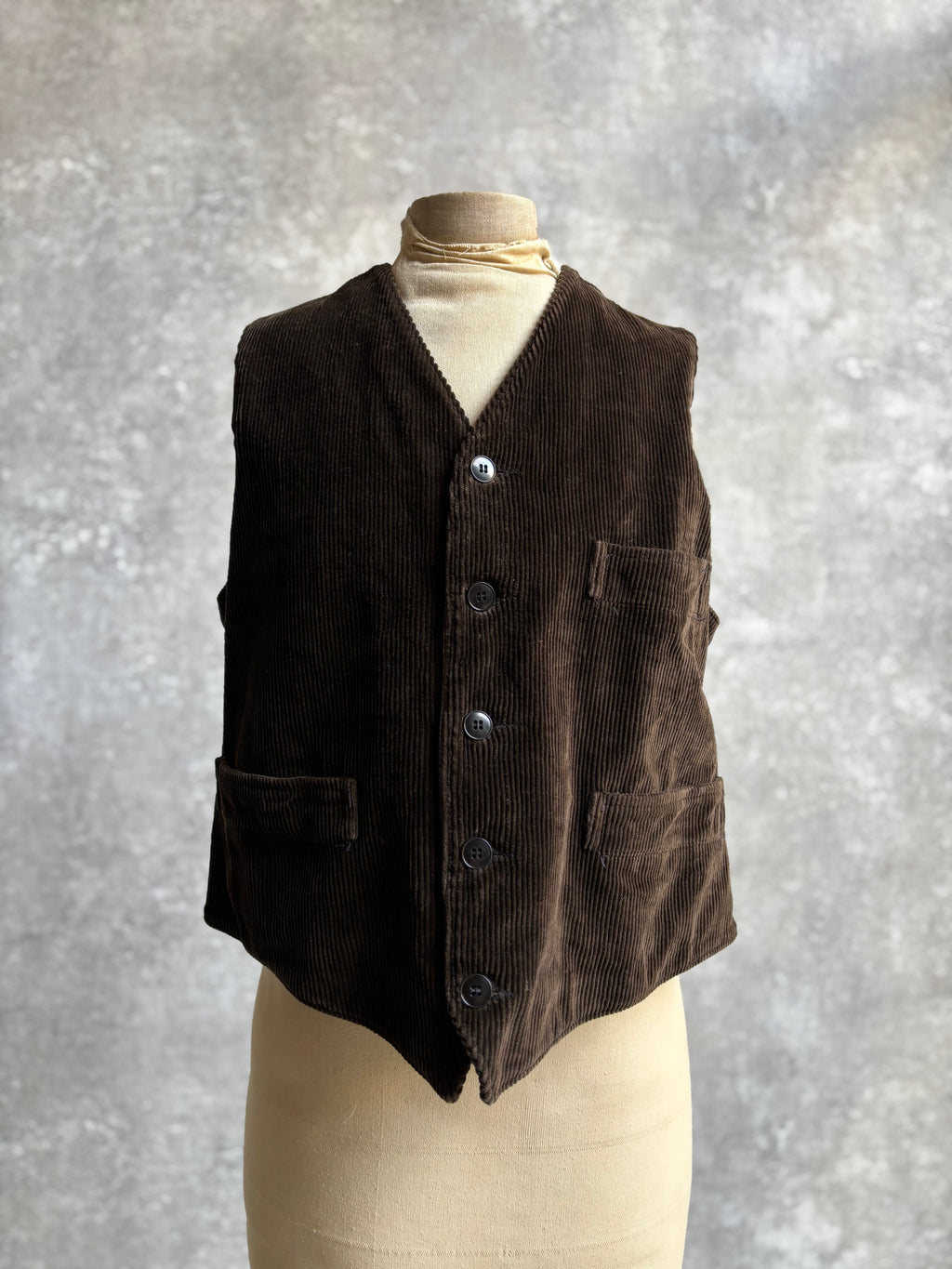 【~1970's】 Vintage French Farmers Vest 『Le Chamonix ル シャモニー』