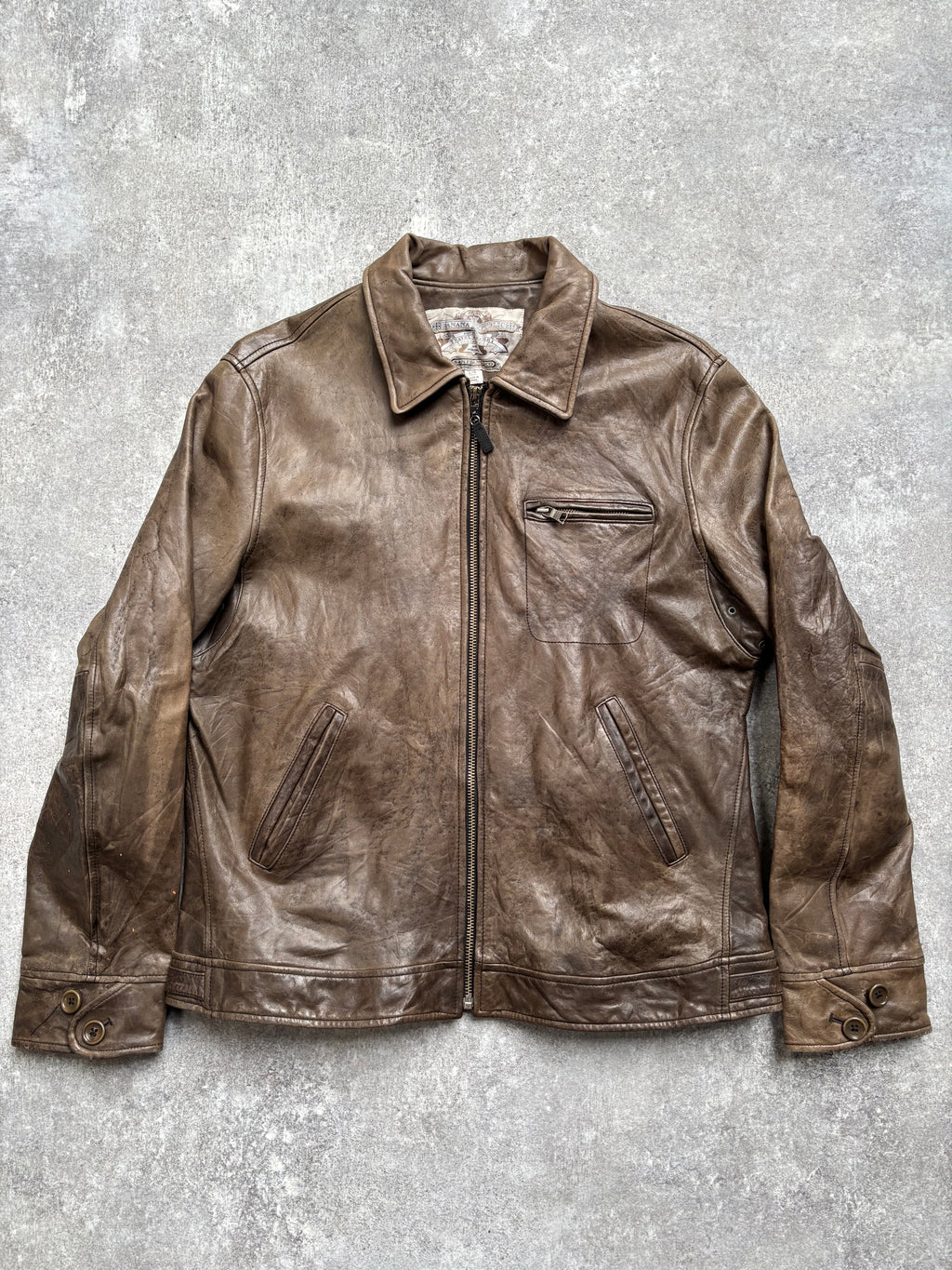 【1990's】Banana Republic Brown Leather Jacket