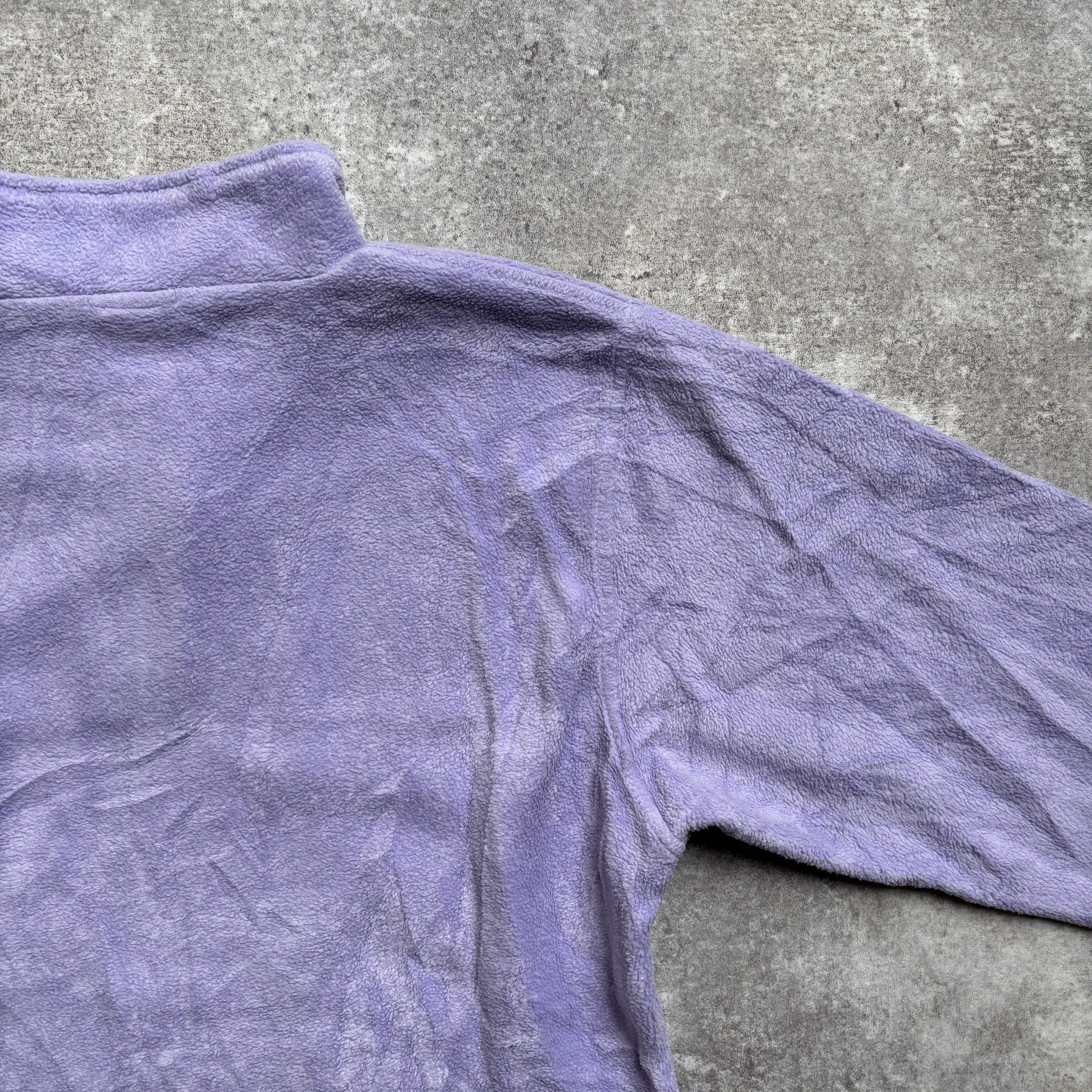 [1990's] Nike Purple Half Zip Fleece Pullover