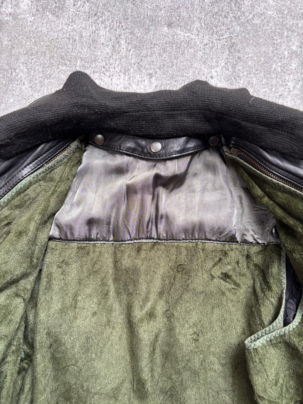 【1991】Vintage Leather German Police Jacket