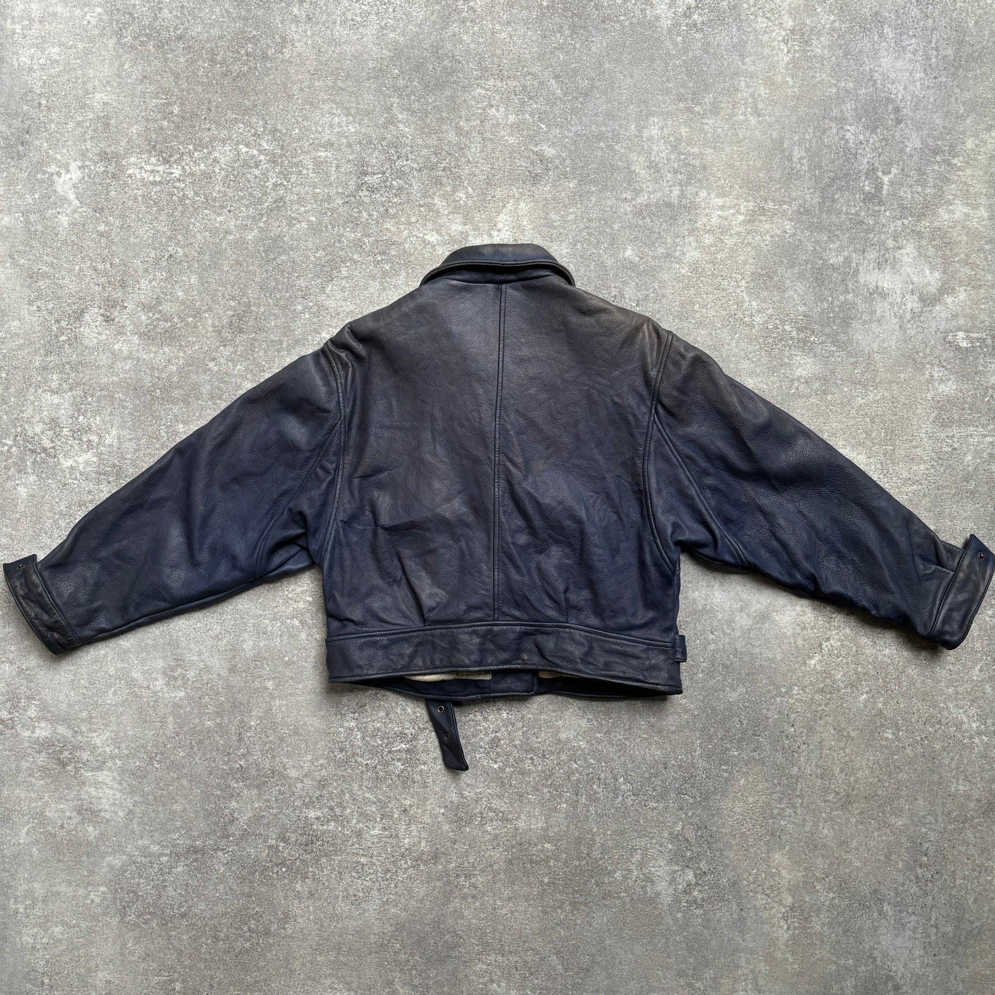 【~1990‘s】Germany Leather Riders Jacket『HM LEATHER SYSTEM』