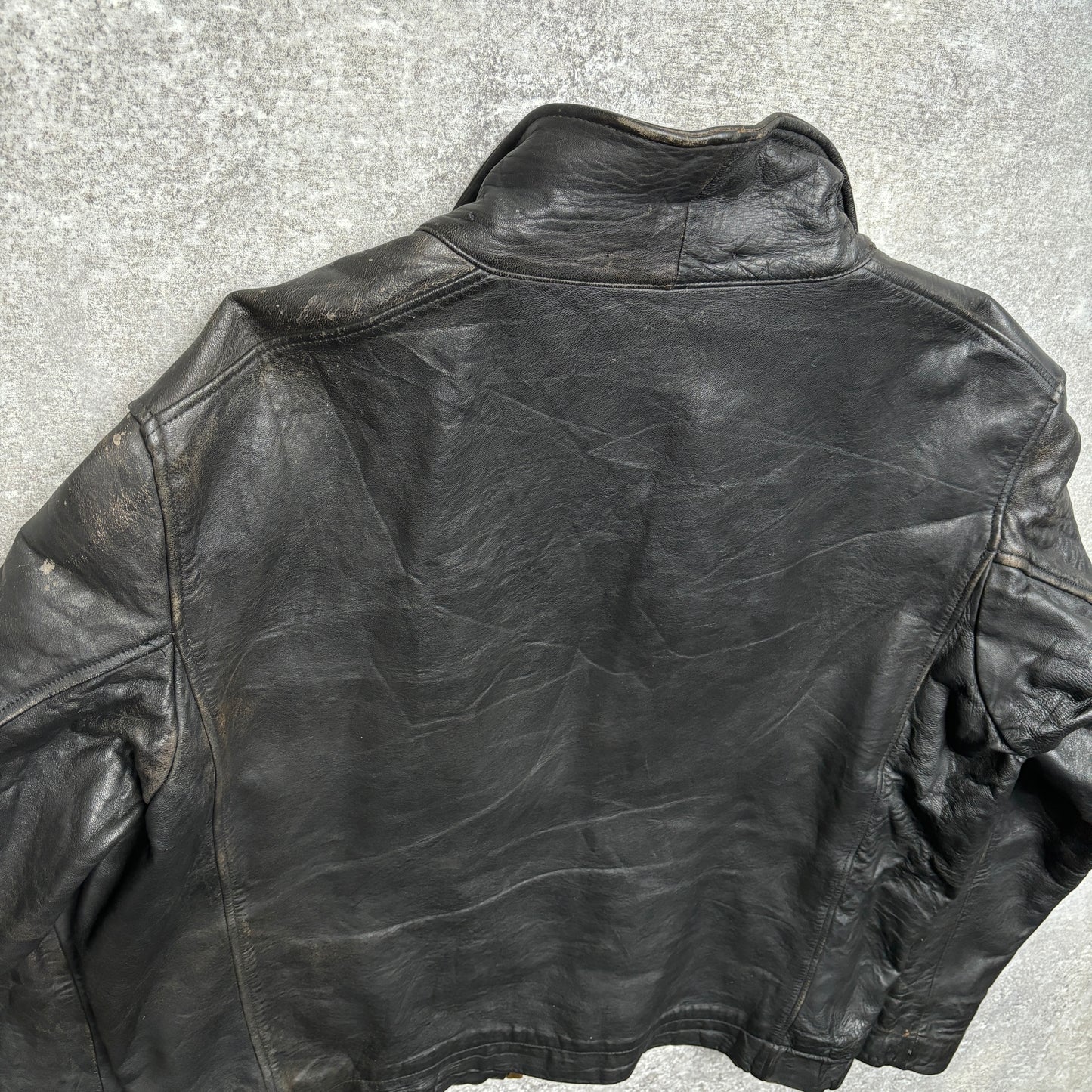 【~1970‘s】French Leather Flight Jacket 『BIDERMANN』