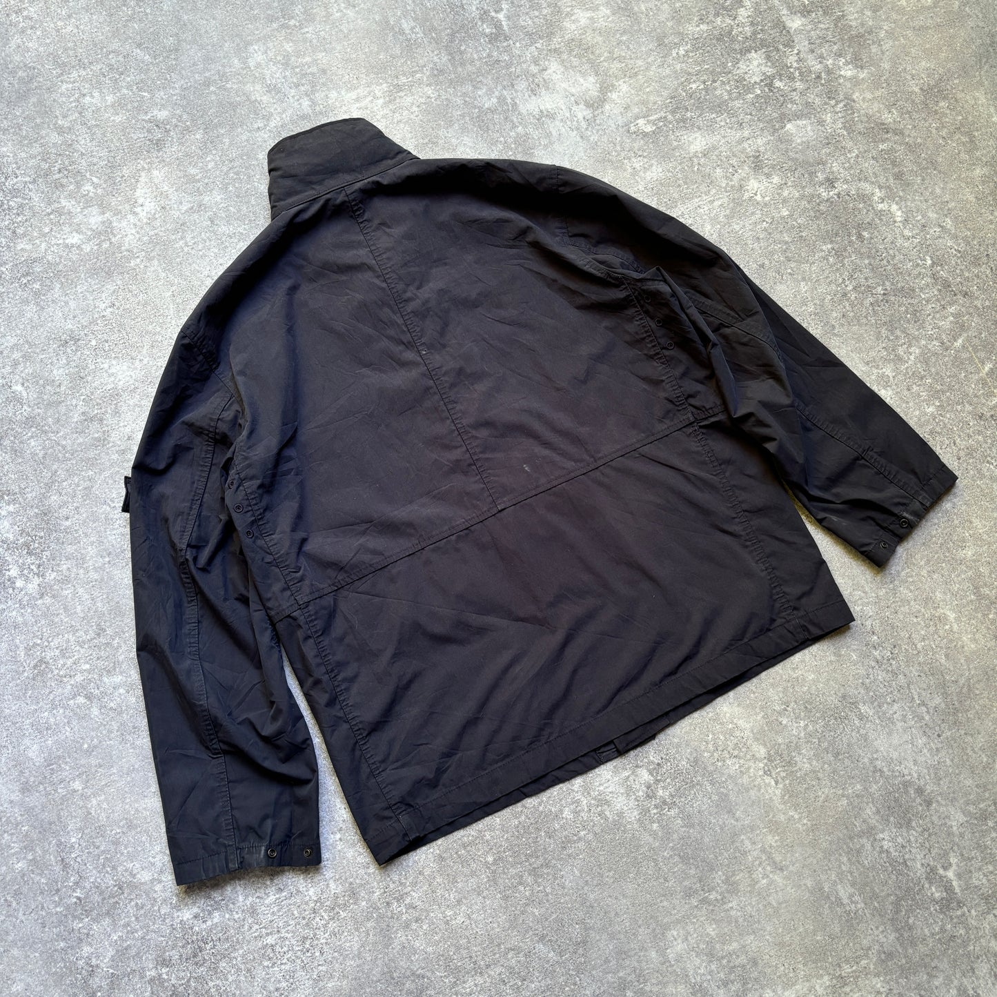 【2005SS】Vintage STONE ISLAND RASO GOMMATO Cotton Poly Jacket『ストーンアイランド』