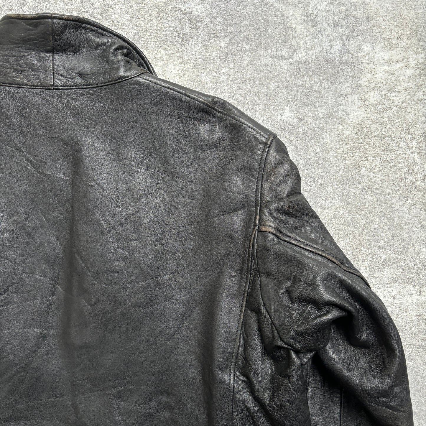 【~1970‘s】French Leather Flight Jacket 『BIDERMANN』