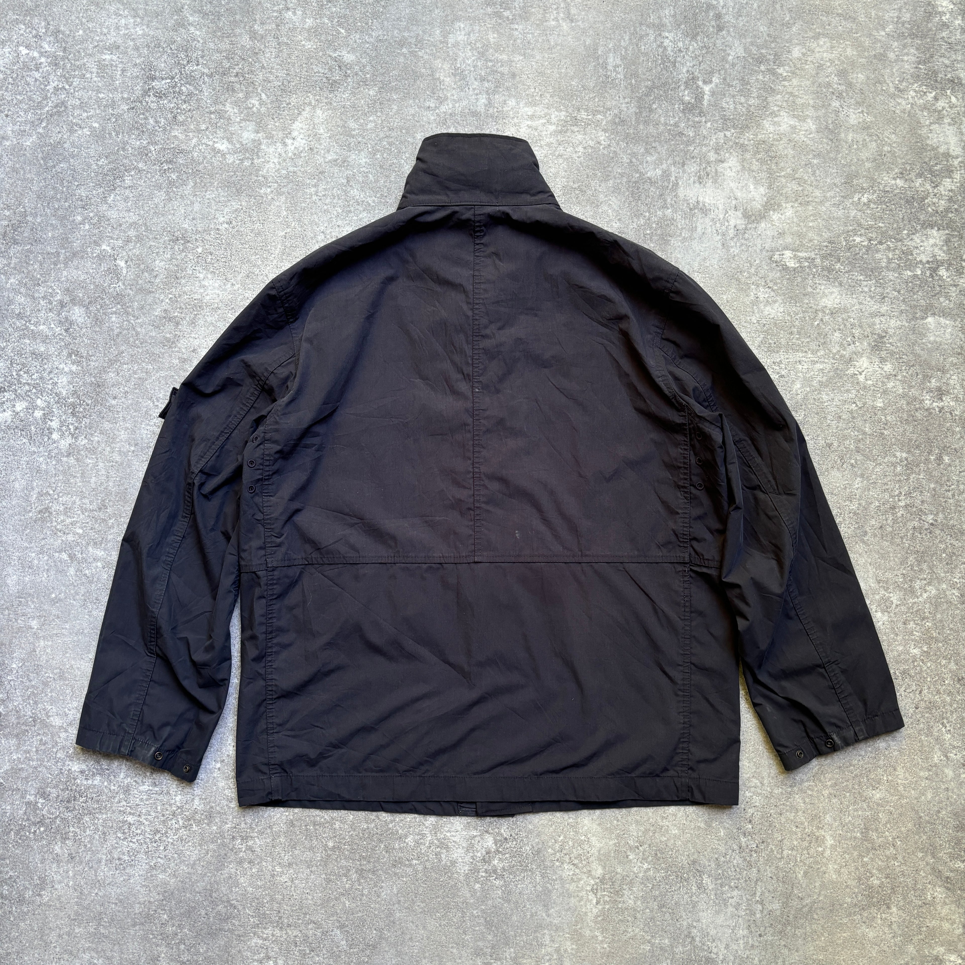 【2005SS】Vintage STONE ISLAND RASO GOMMATO Cotton Poly Jacket『ストーンアイランド』