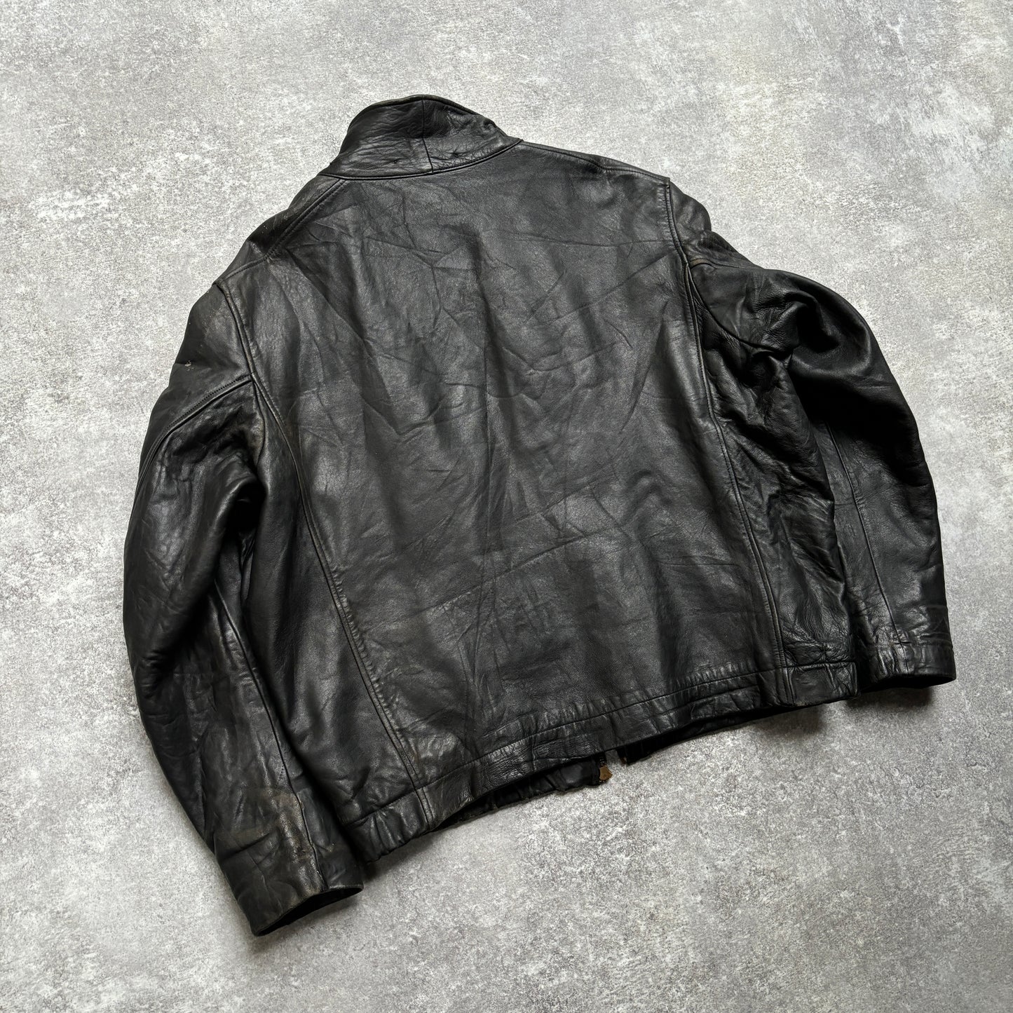 【~1970‘s】French Leather Flight Jacket 『BIDERMANN』