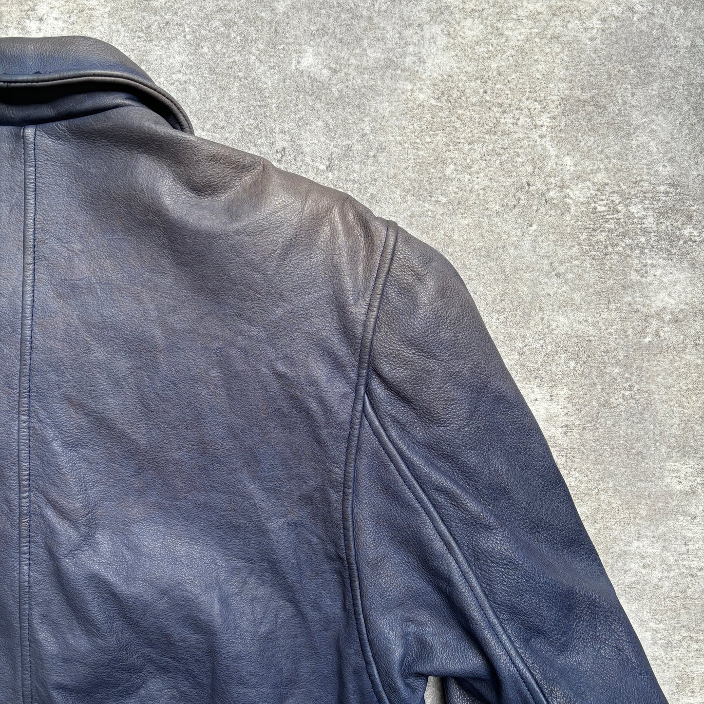 【~1990‘s】Germany Leather Riders Jacket『HM LEATHER SYSTEM』