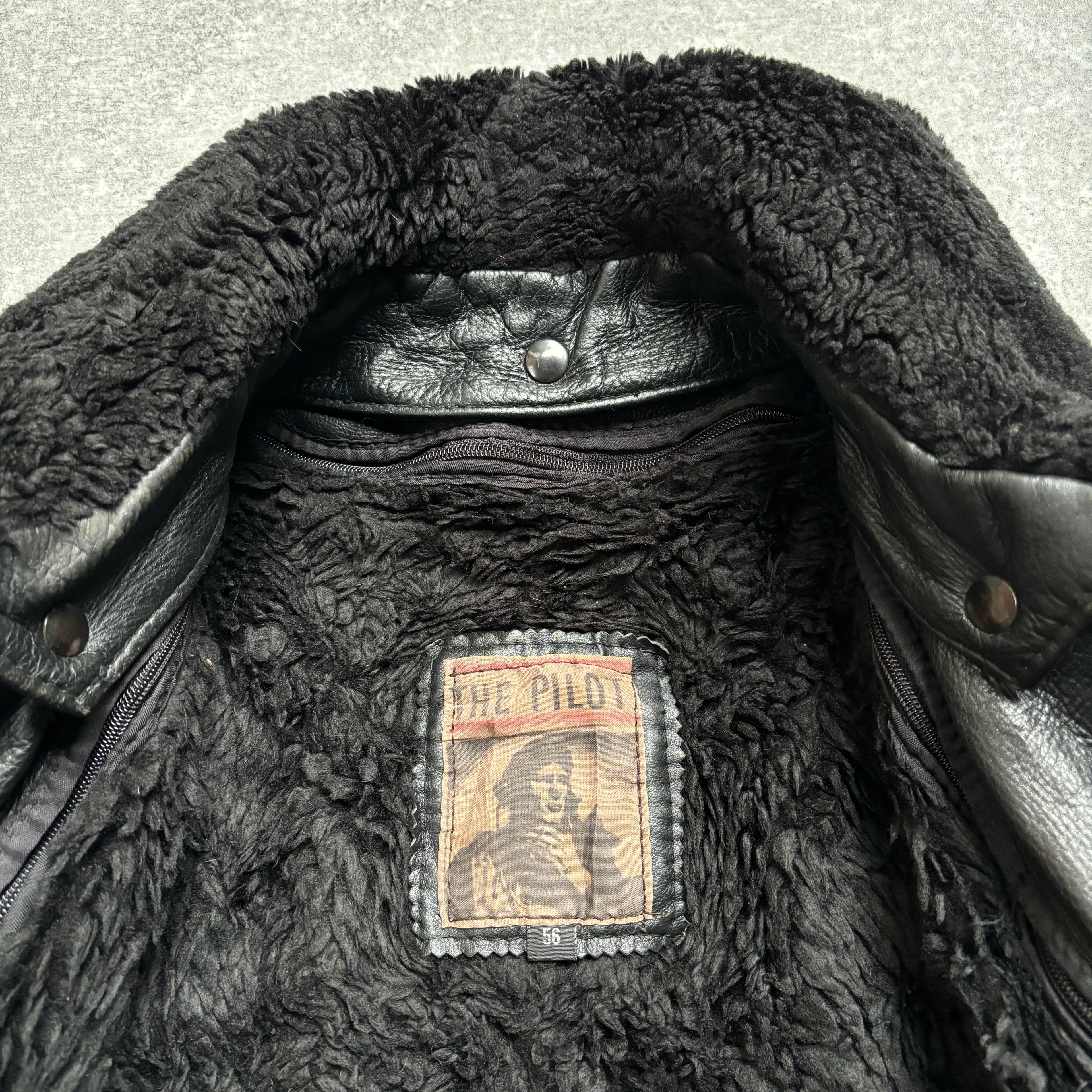 【1975】G-1 Type Black Leather Flight Jacket