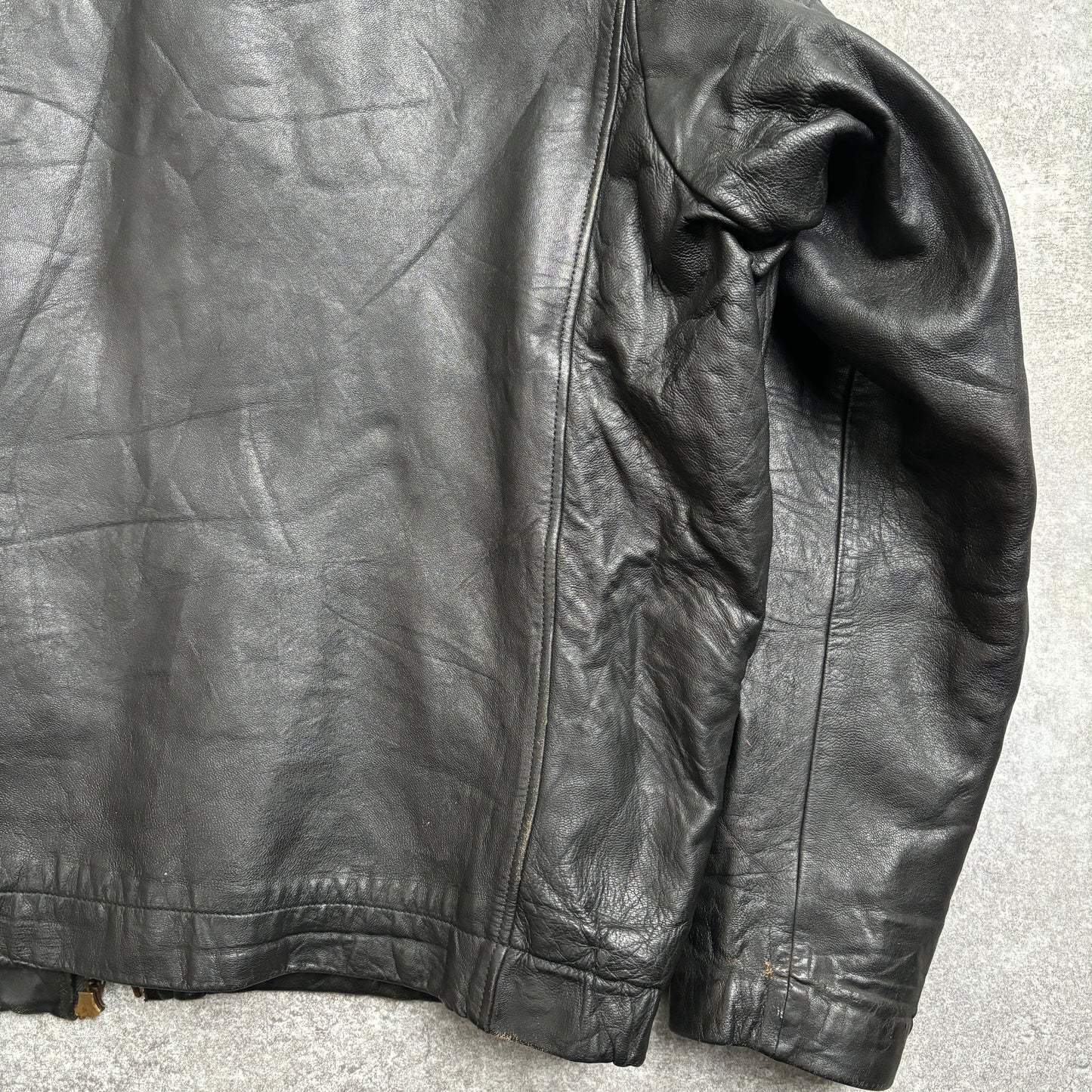 【~1970‘s】French Leather Flight Jacket 『BIDERMANN』