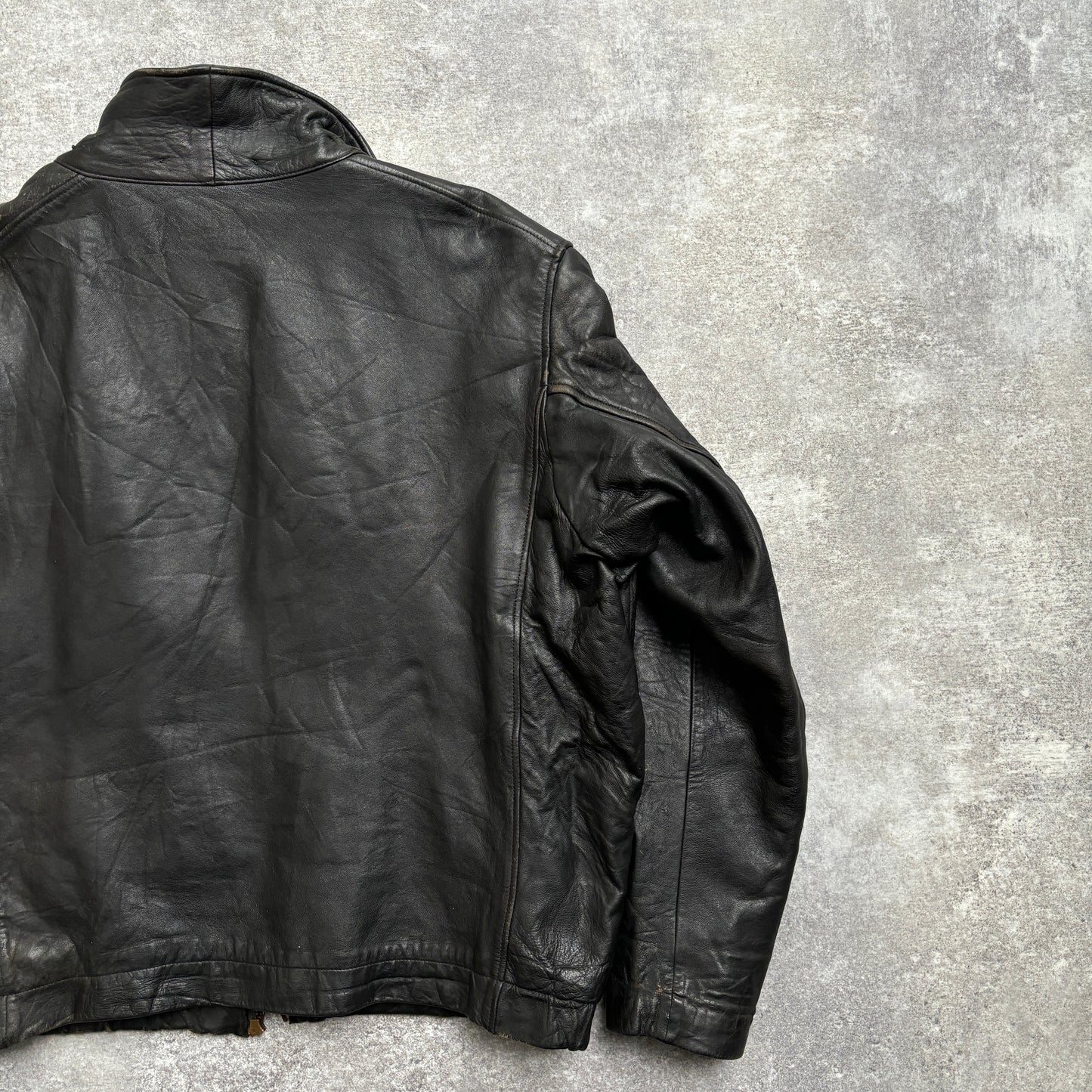 【~1970‘s】French Leather Flight Jacket 『BIDERMANN』