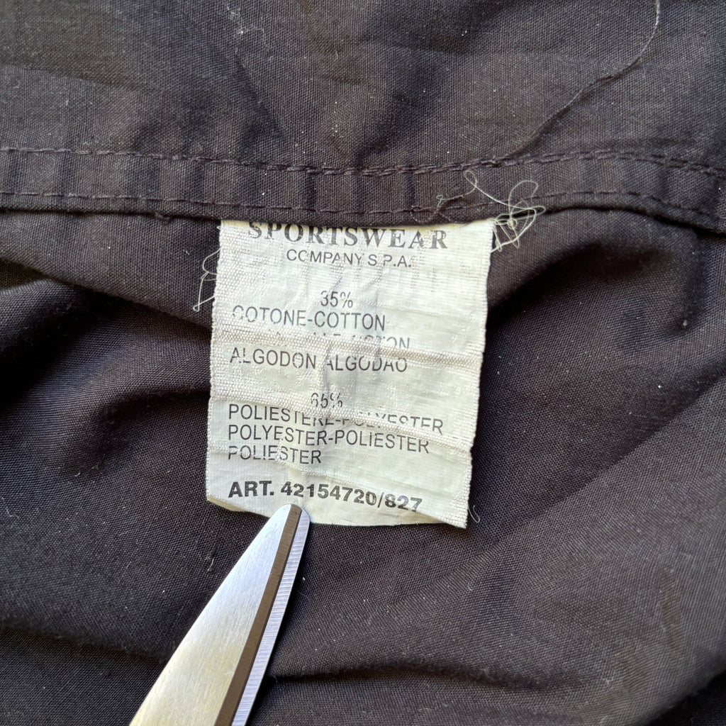 【2005SS】Vintage STONE ISLAND RASO GOMMATO Cotton Poly Jacket『ストーンアイランド』