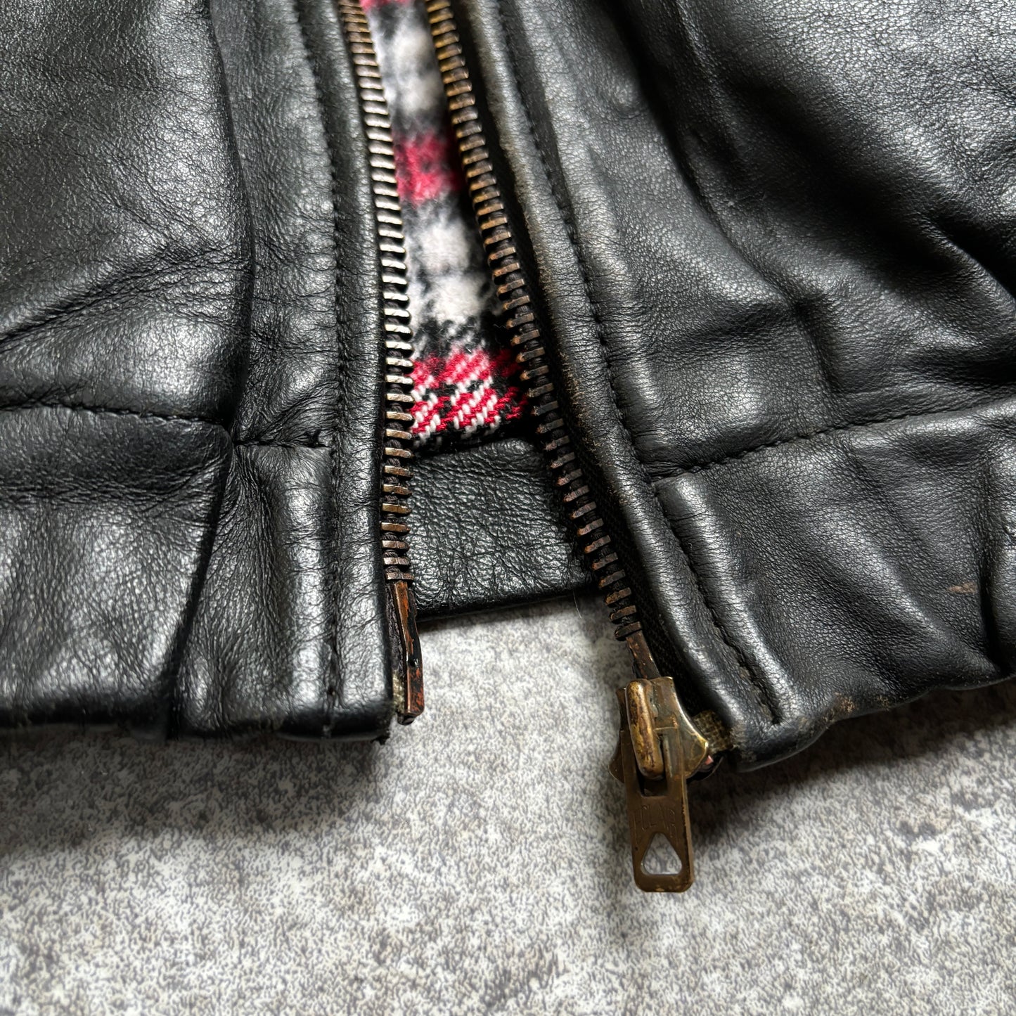 【~1970‘s】French Leather Flight Jacket 『BIDERMANN』