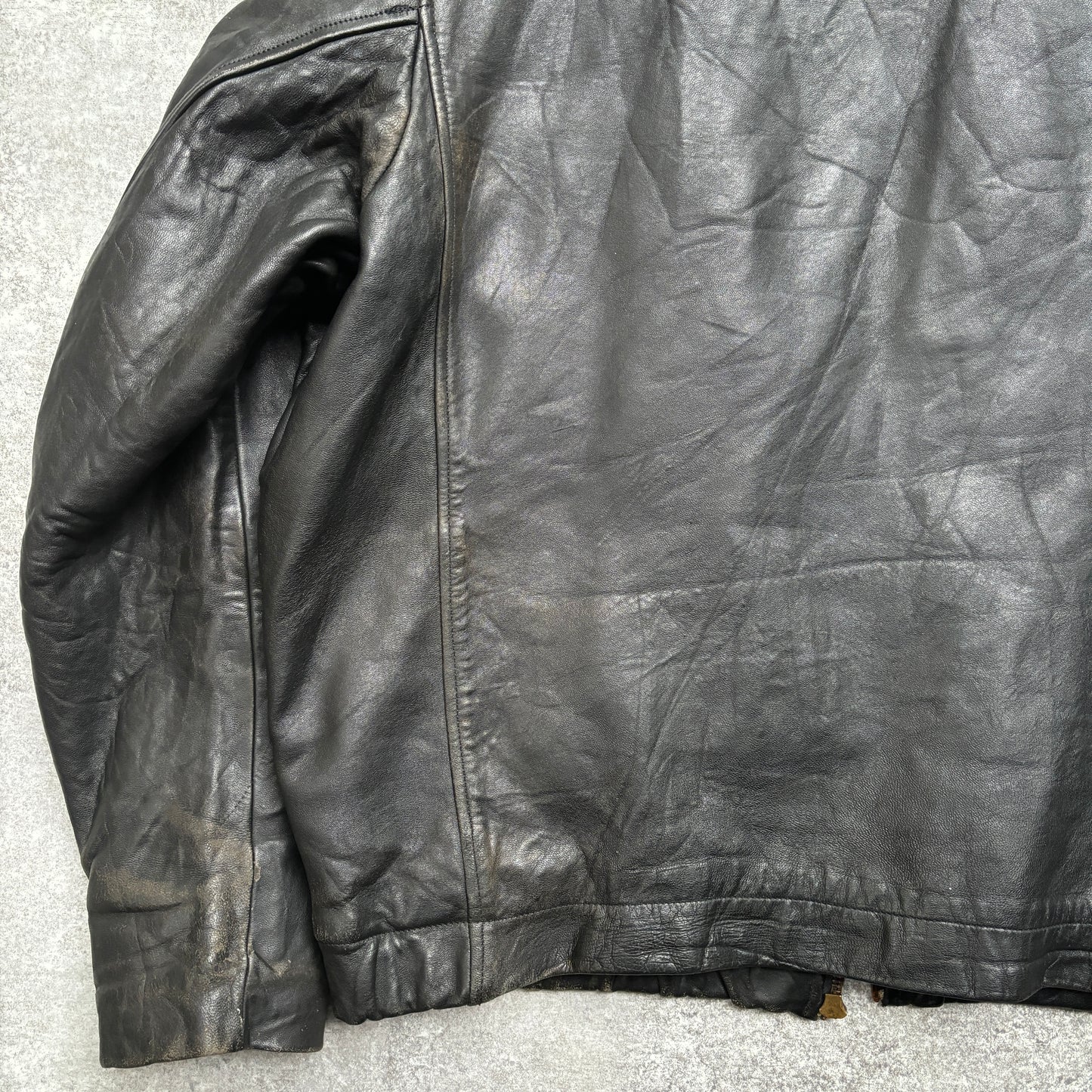 【~1970‘s】French Leather Flight Jacket 『BIDERMANN』