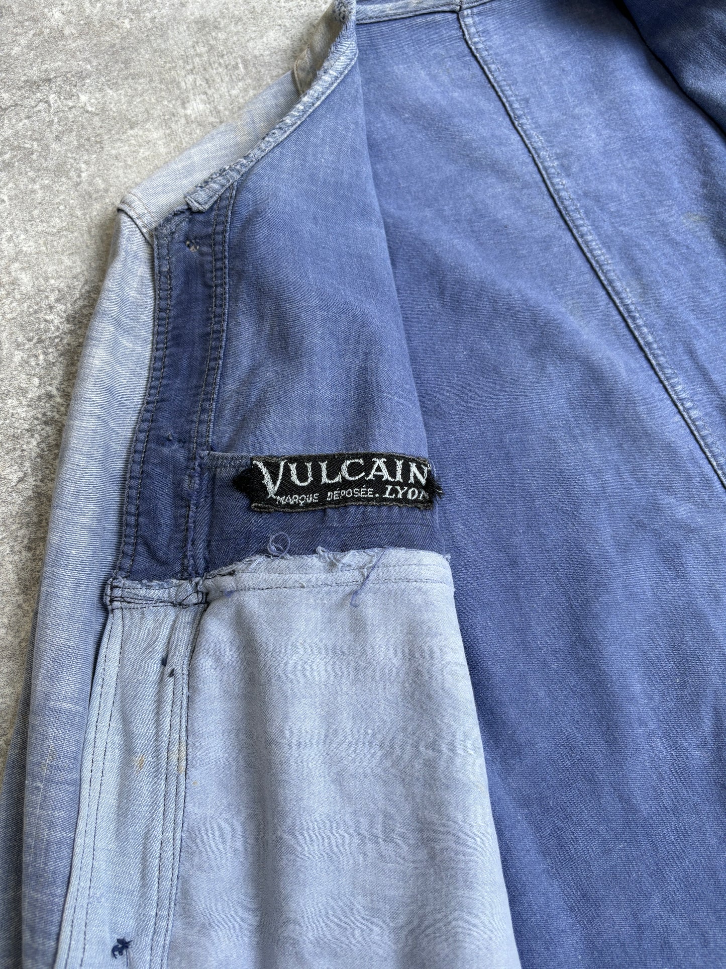 [~60's] French Vintage Moleskin Work Jacket "Vulcain"