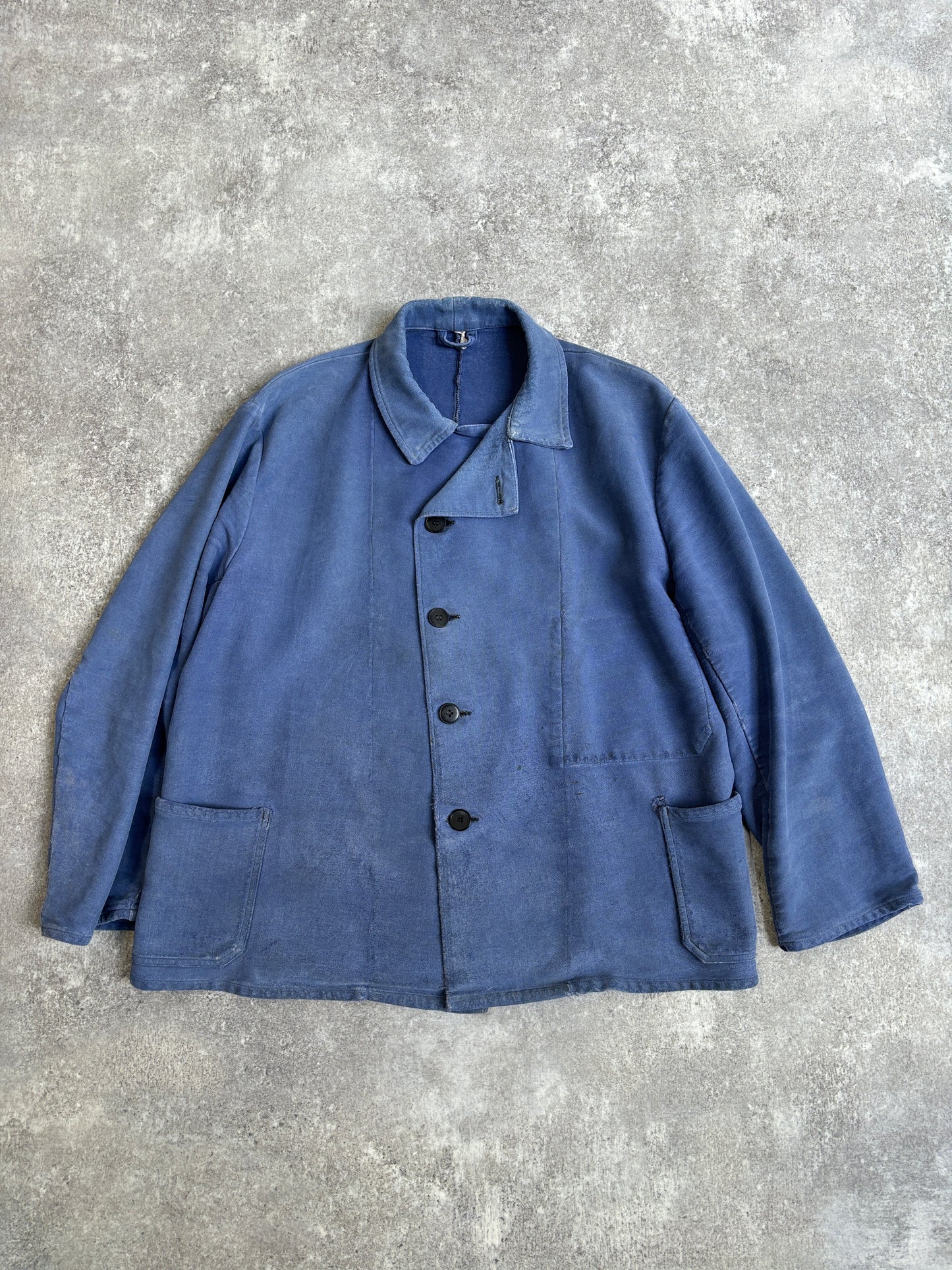 [~70's] French Vintage Moleskin Work Jacket