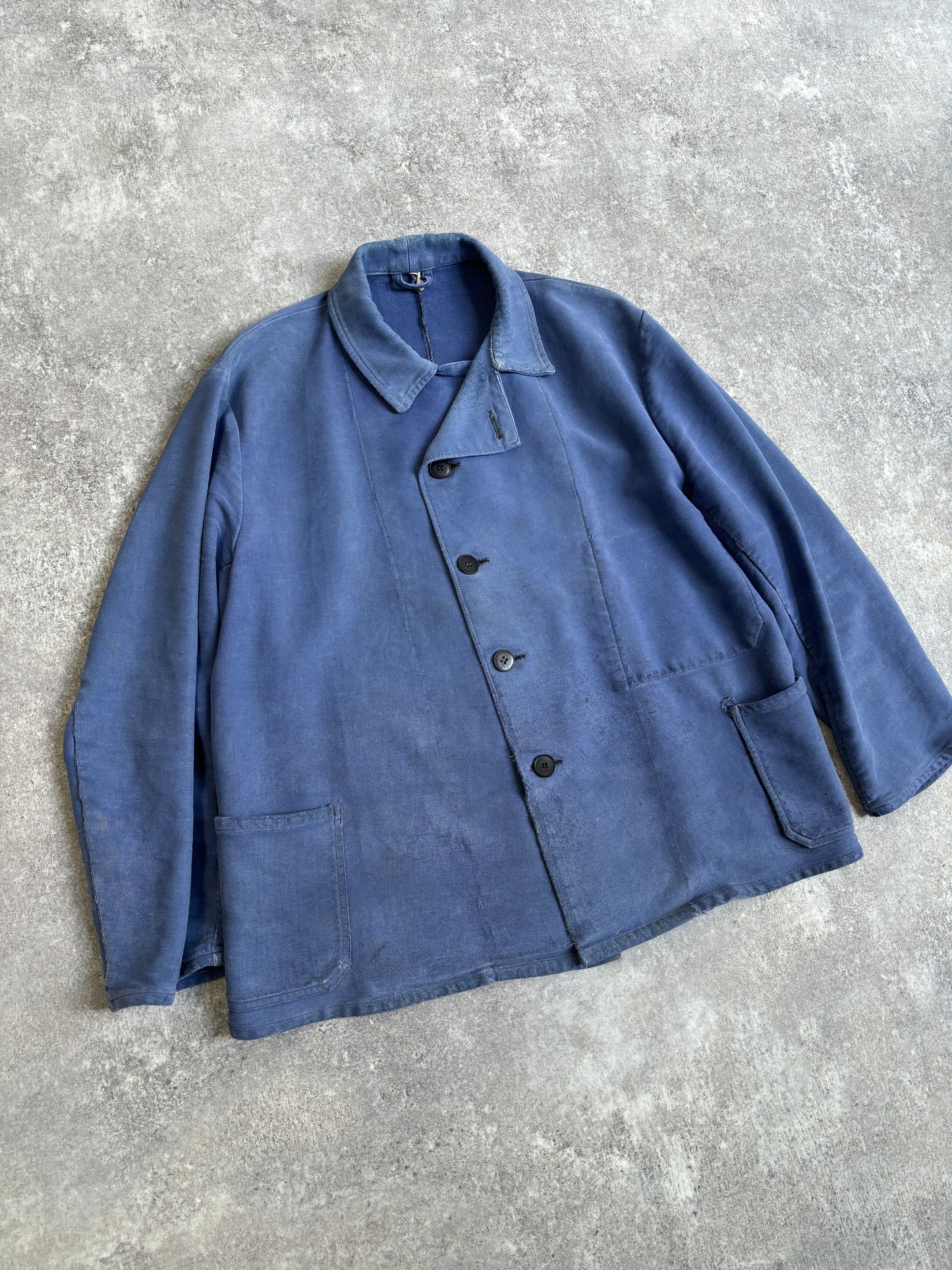 [~70's] French Vintage Moleskin Work Jacket