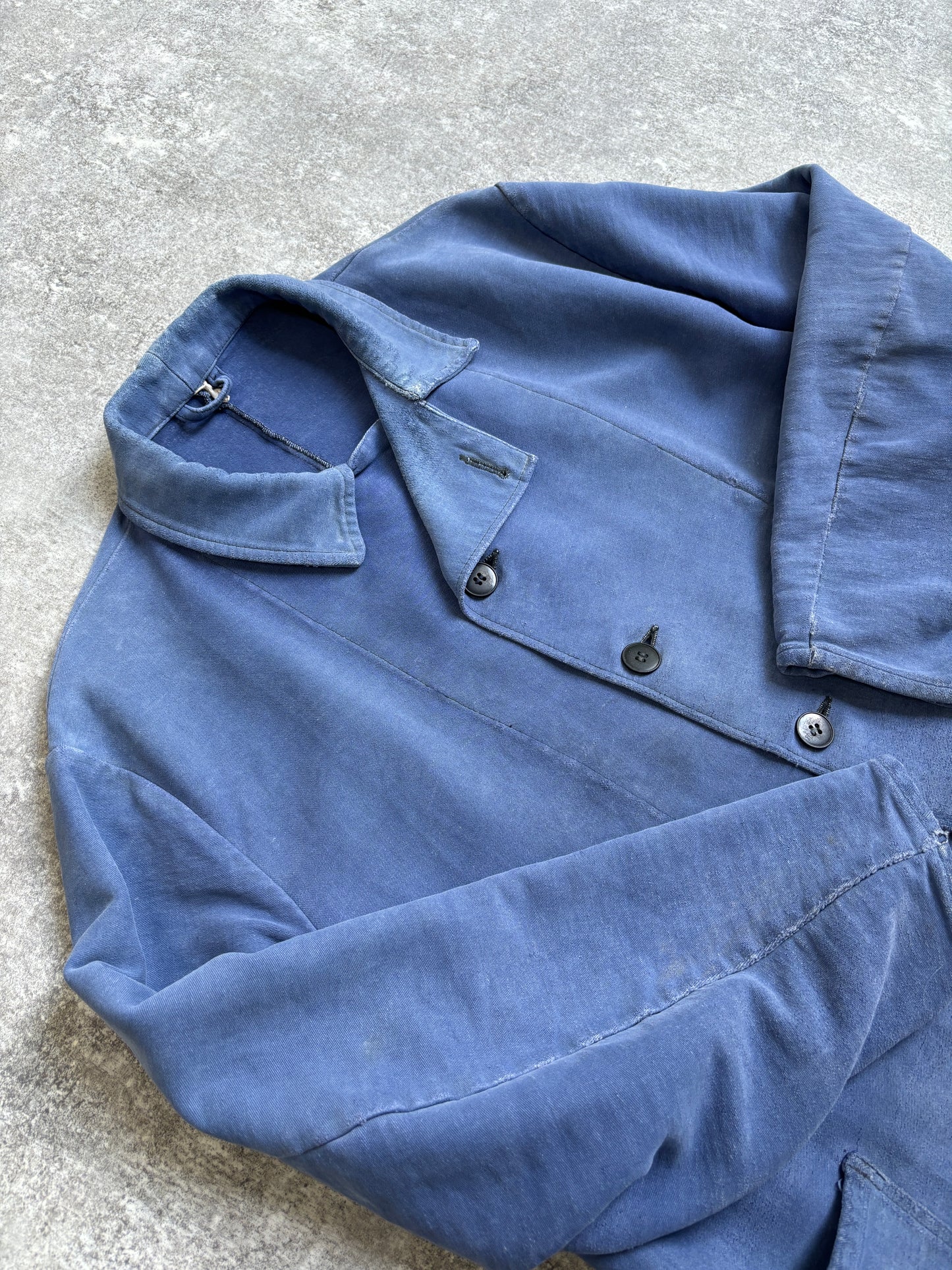 [~70's] French Vintage Moleskin Work Jacket