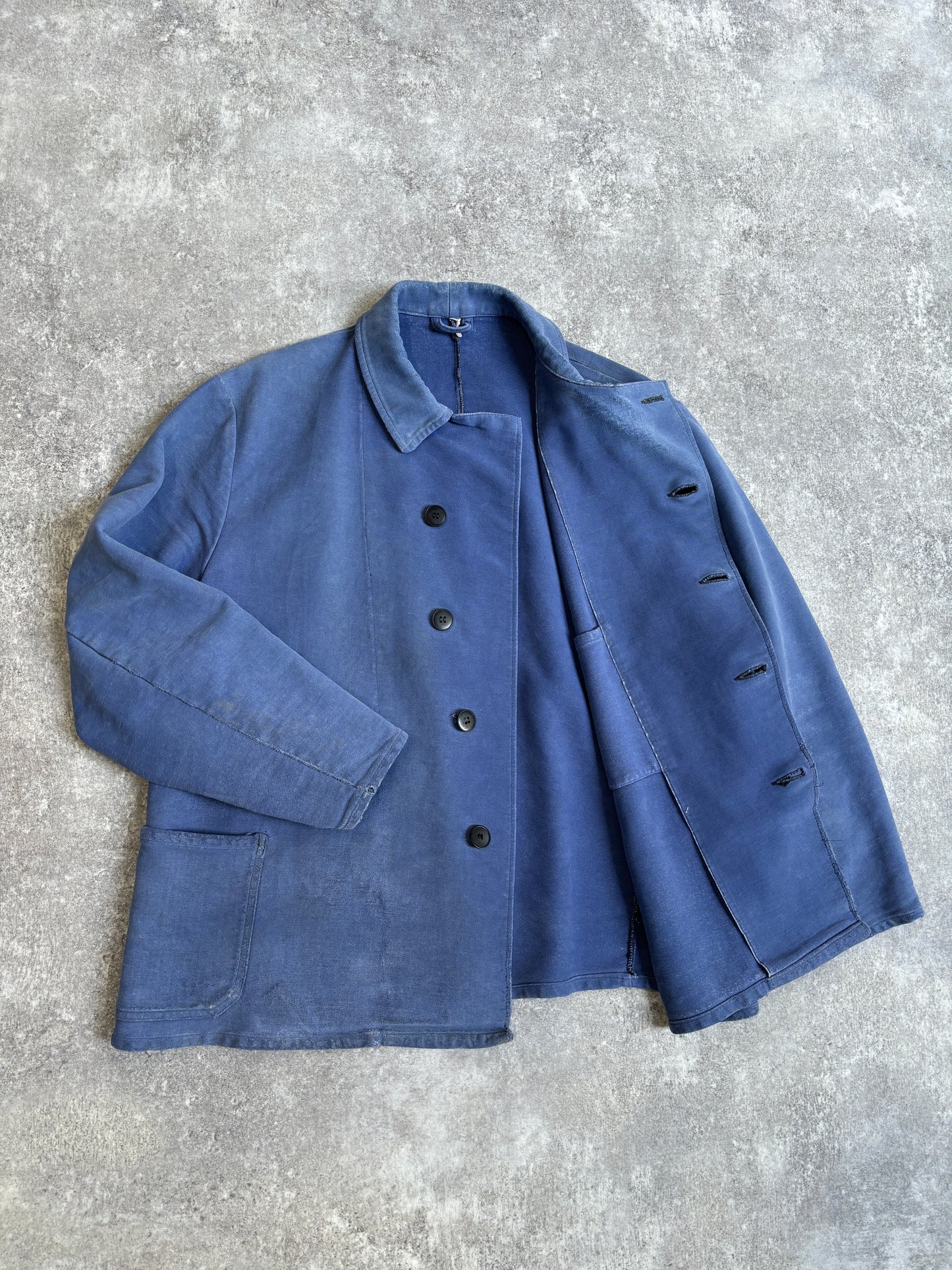 [~70's] French Vintage Moleskin Work Jacket