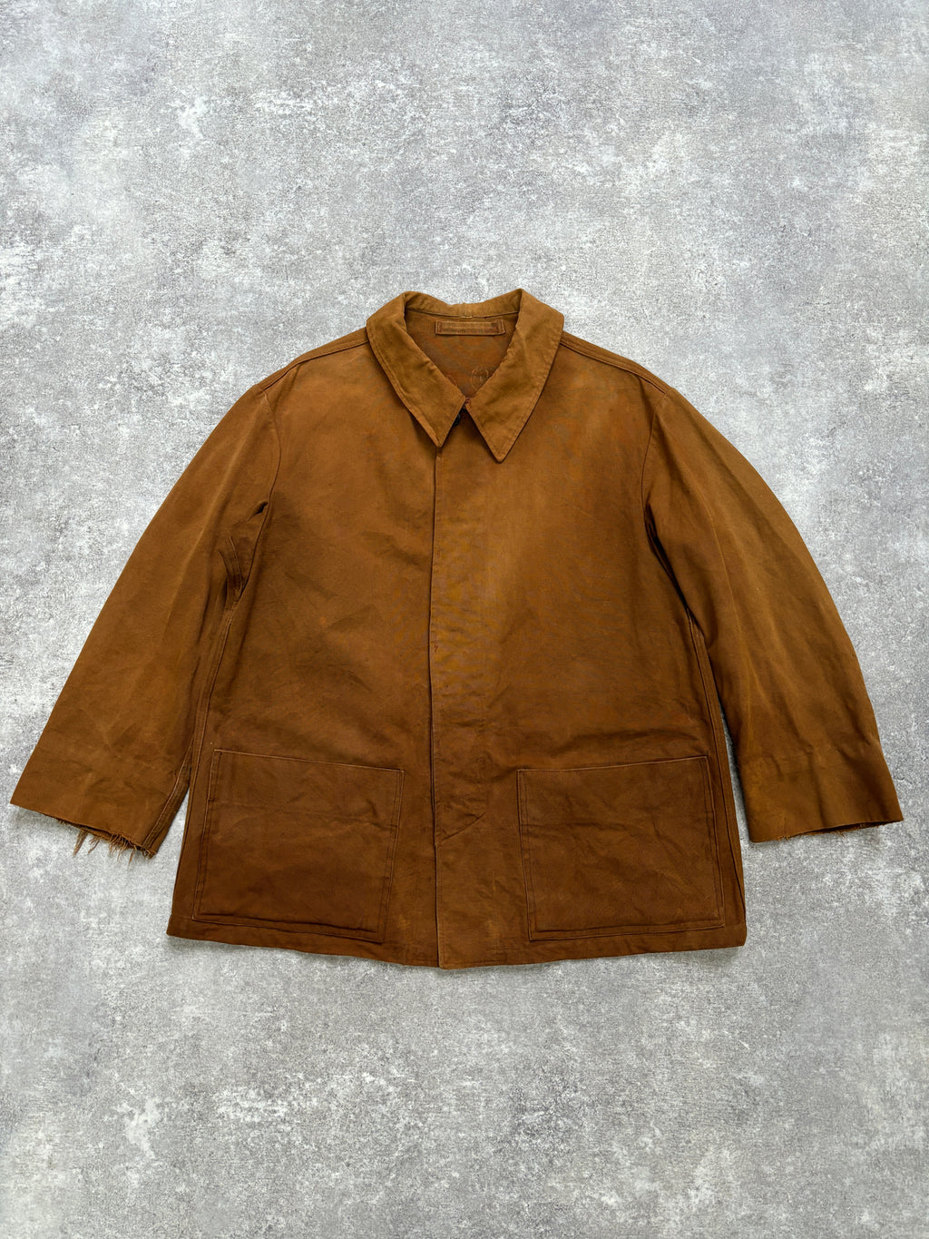 【~1980's】Vintage French Railway Brown Work Jacket