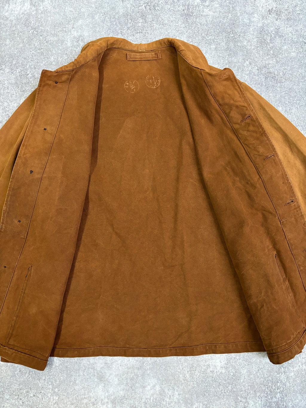 【~1980's】Vintage French Railway Brown Work Jacket