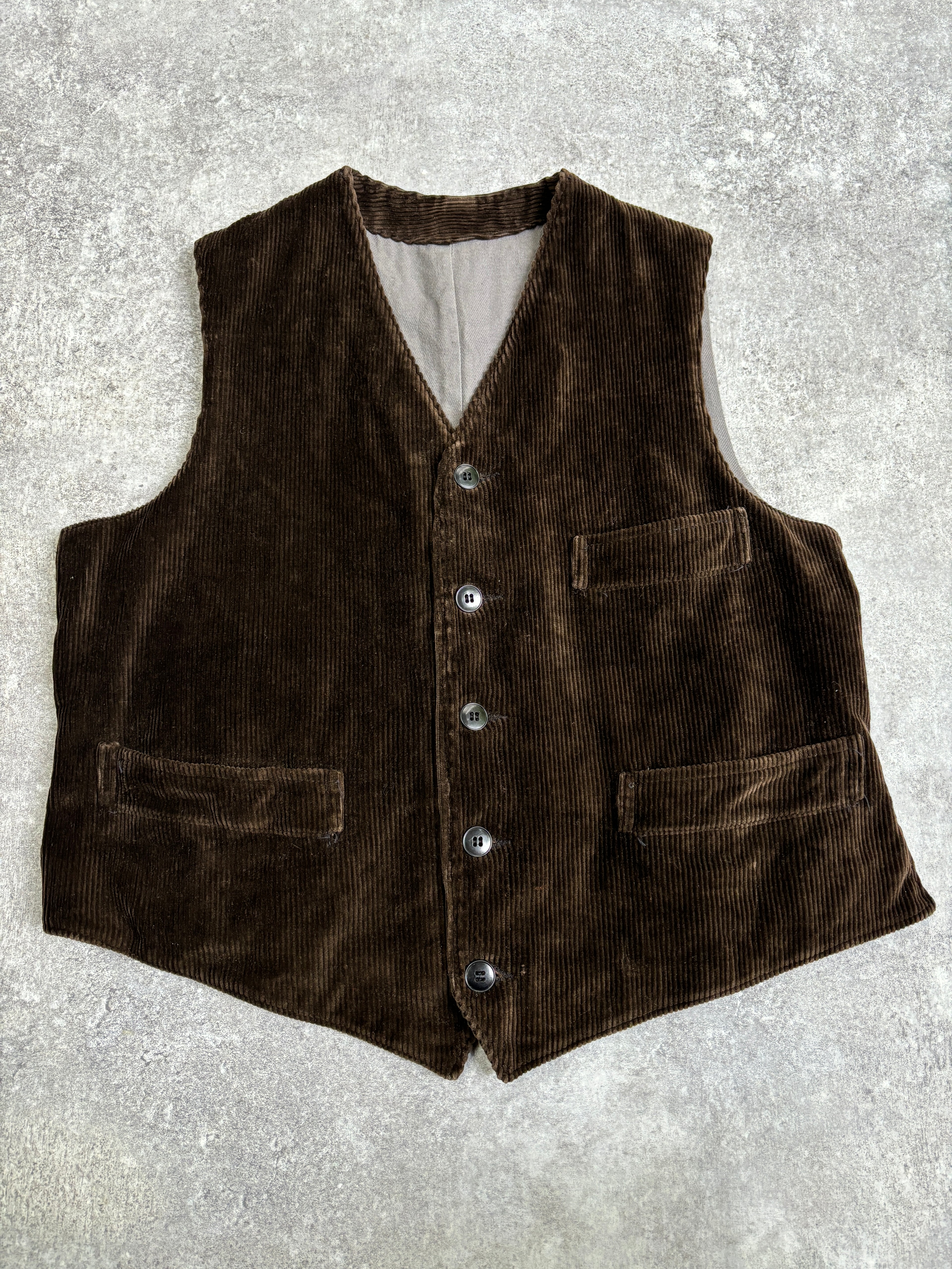 【~1970's】 Vintage French Farmers Vest 『Le Chamonix ル シャモニー』