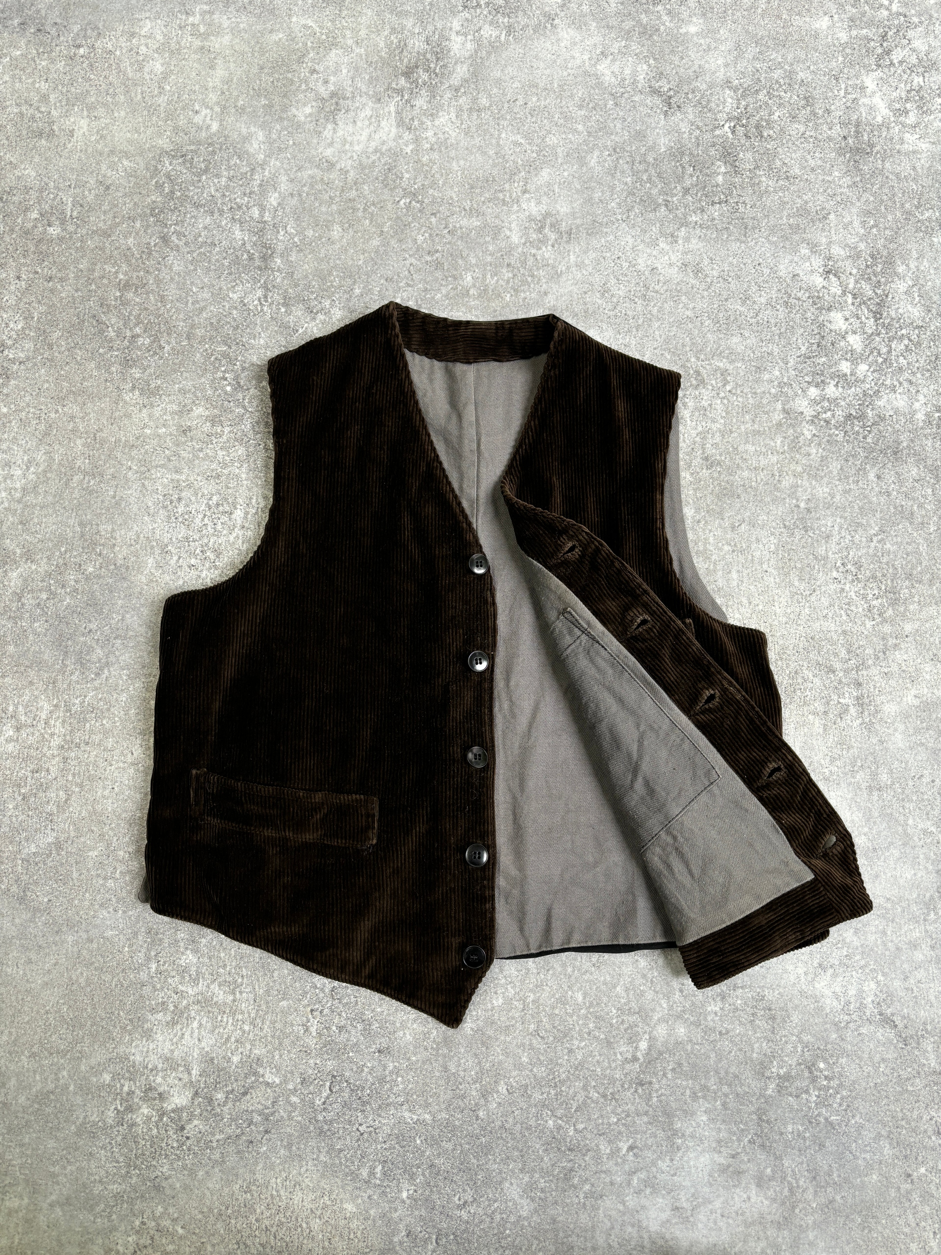 【~1970's】 Vintage French Farmers Vest 『Le Chamonix ル シャモニー』