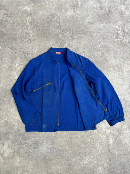 【~1970’s】Vintage French Zip Up Mechanic Jacket