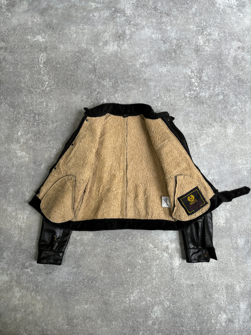 【~2000’s】Vintage United Kingdom Fake Leather Jacket『BelStaff ベルスタッフ』