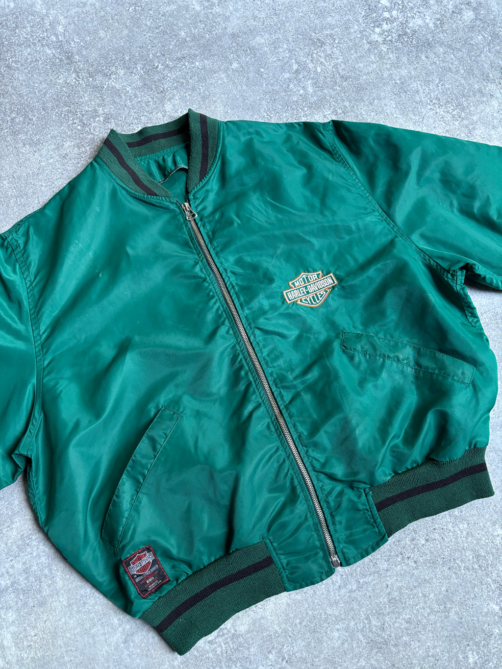 【~1990's】Vintage Harley Davidson Nylon Jacket『ハーレーダビッドソン』