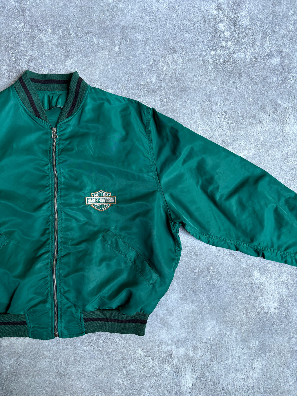 【~1990's】Vintage Harley Davidson Nylon Jacket『ハーレーダビッドソン』