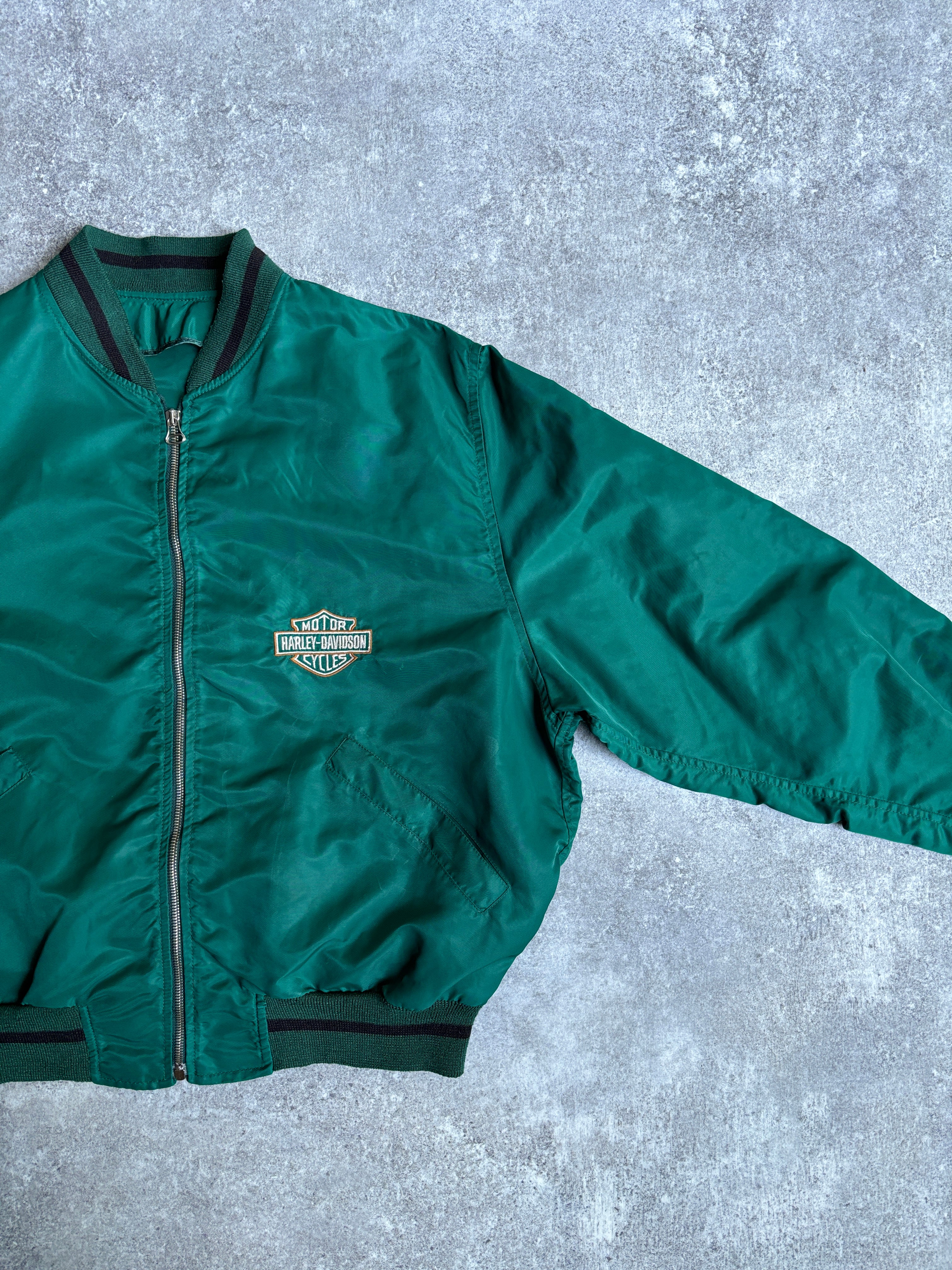 【~1990's】Vintage Harley Davidson Nylon Jacket『ハーレーダビッドソン』