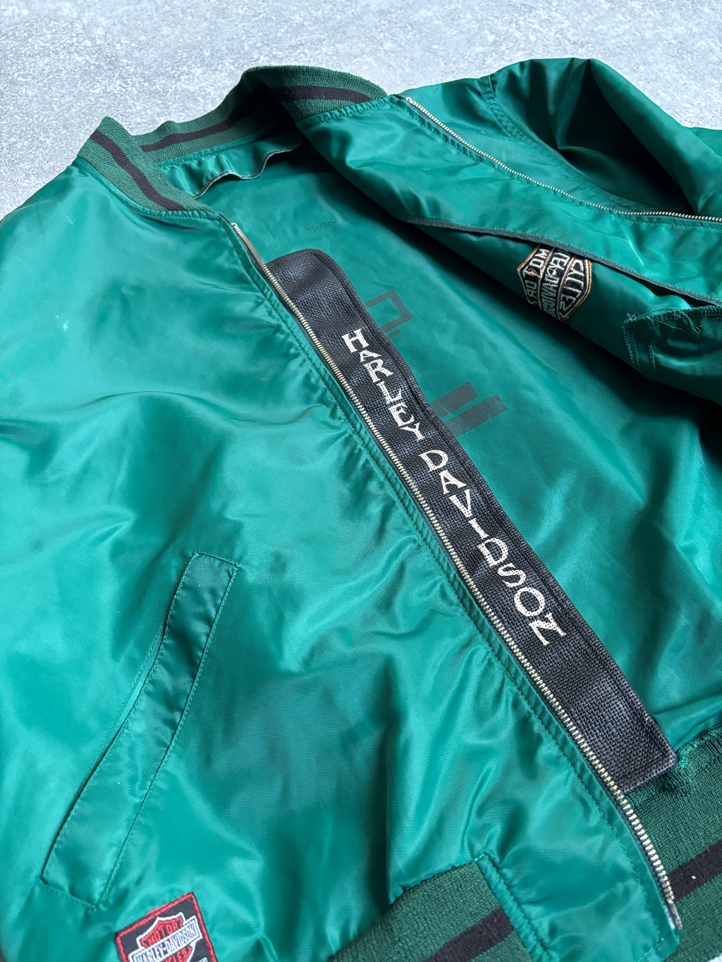 【~1990's】Vintage Harley Davidson Nylon Jacket『ハーレーダビッドソン』